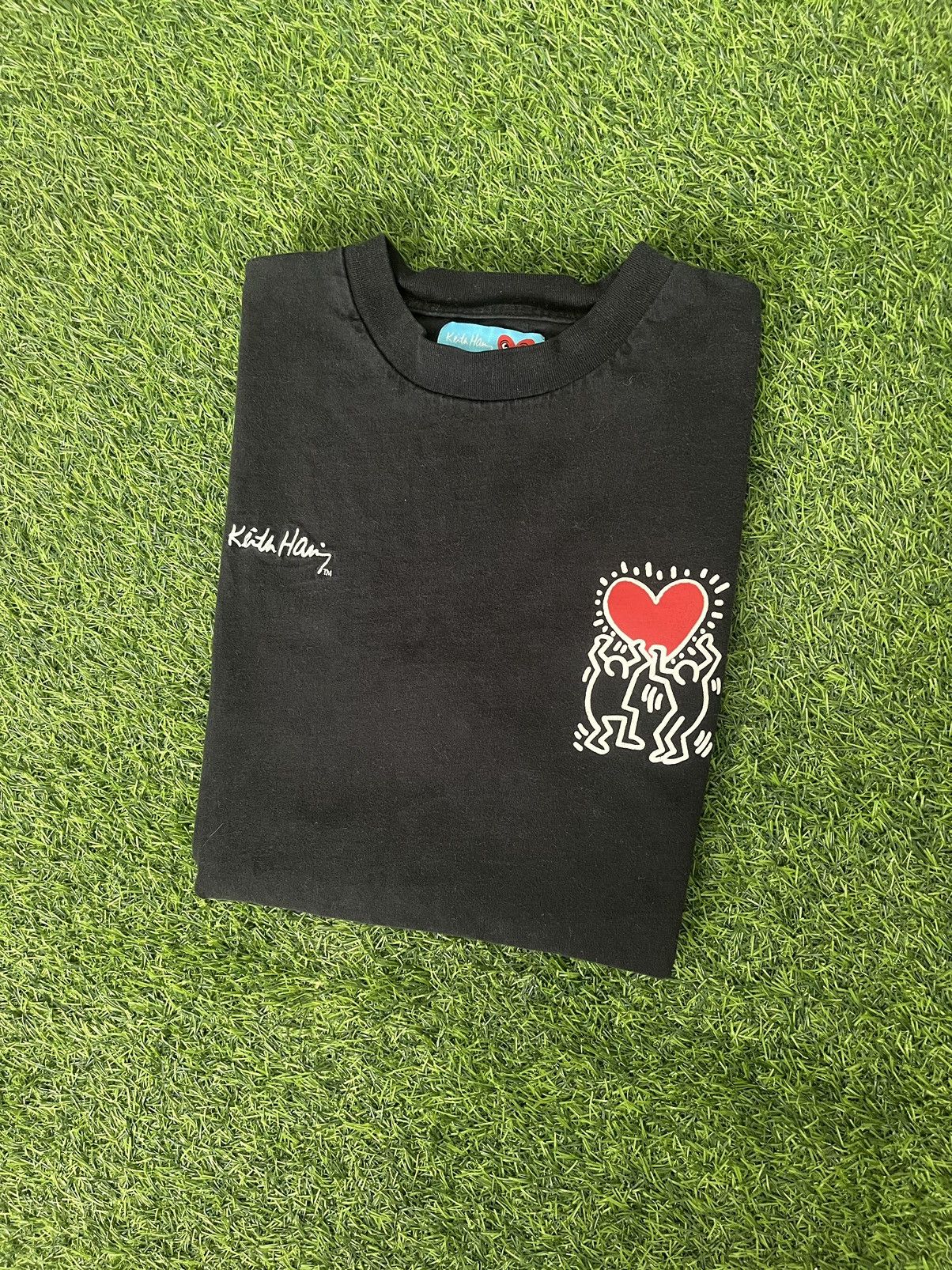 Keith Haring × Vintage KEITH HARING x SHOE PALACE NY TSHIRT Size US S / EU 44-46 / 1 - 3 Thumbnail