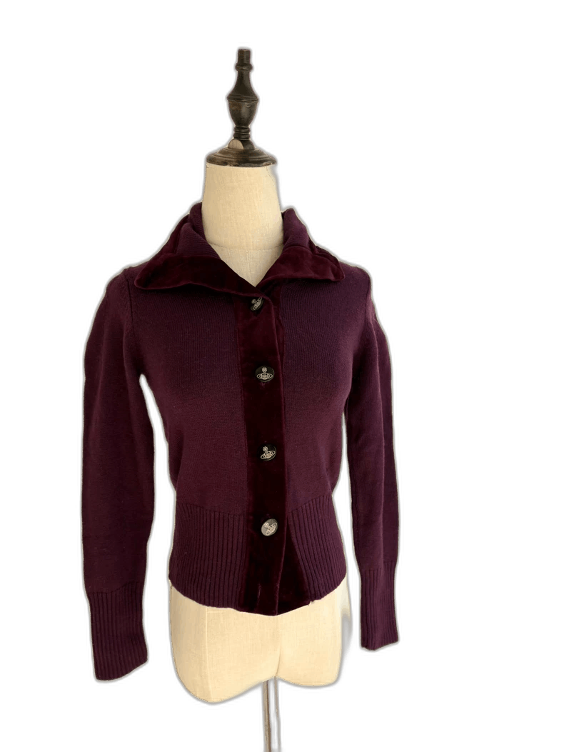 Vivienne Westwood Vivienne Westwood Purple Cardigan Sweater Coat - dmc Size M / US 6-8 / IT 42-44 - 1 Thumbnail
