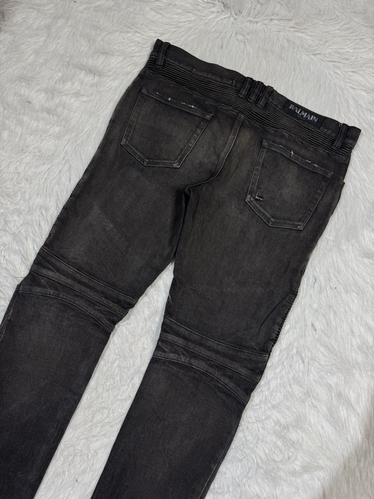 Balmain Balmain paris black Biker jeans Size US 33 - 10 Thumbnail