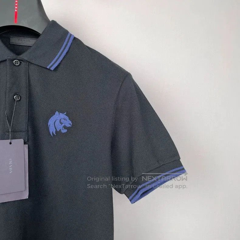 Prada Prada Men's Short Sleeve Polo Shirt. Size US S / EU 44-46 / 1 - 3 Thumbnail