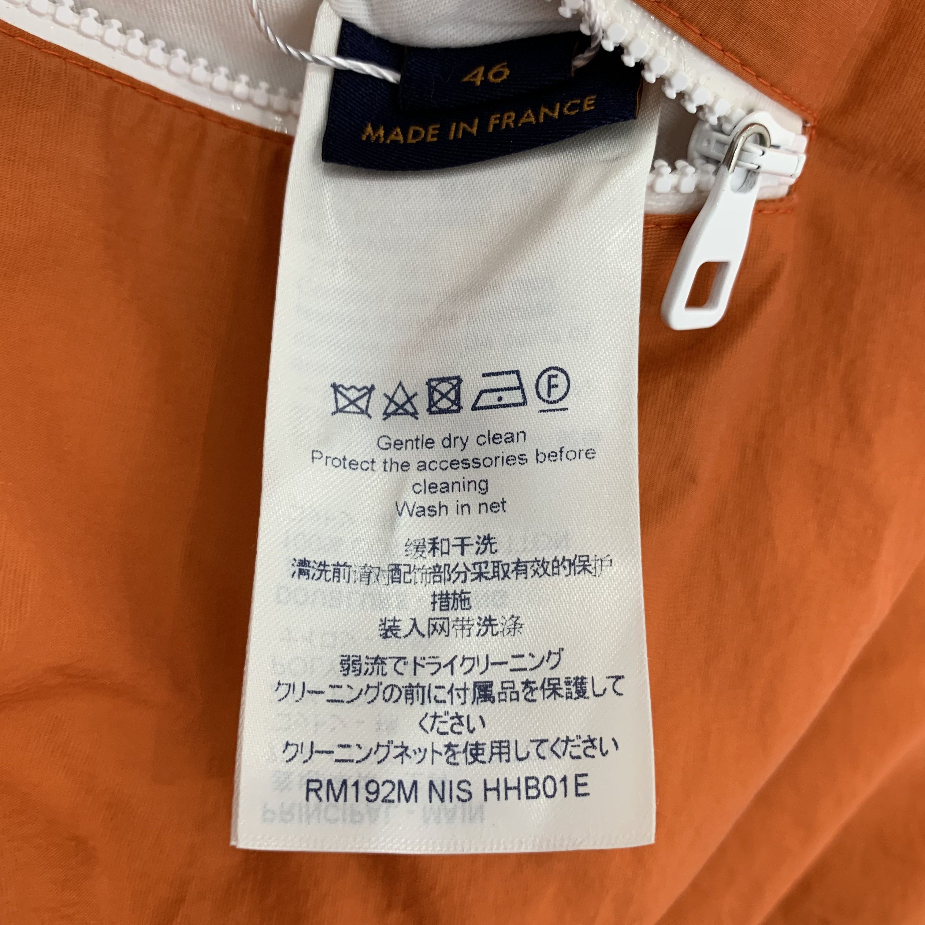 Louis Vuitton Louis Vuitton Orange Hooded Chain Puffer Jacket (Size S) Size S / US 4 / IT 40 - 6 Thumbnail