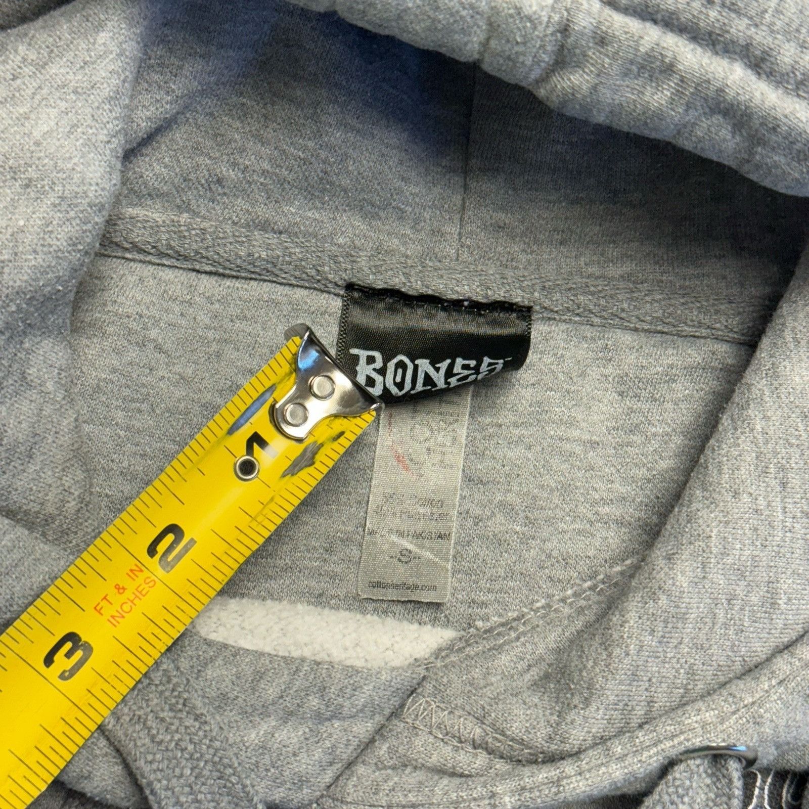 Bones Bones Skateboard Hoodie Sweatshirt Mens Small Gray Skate Str Size US S / EU 44-46 / 1 - 7 Thumbnail