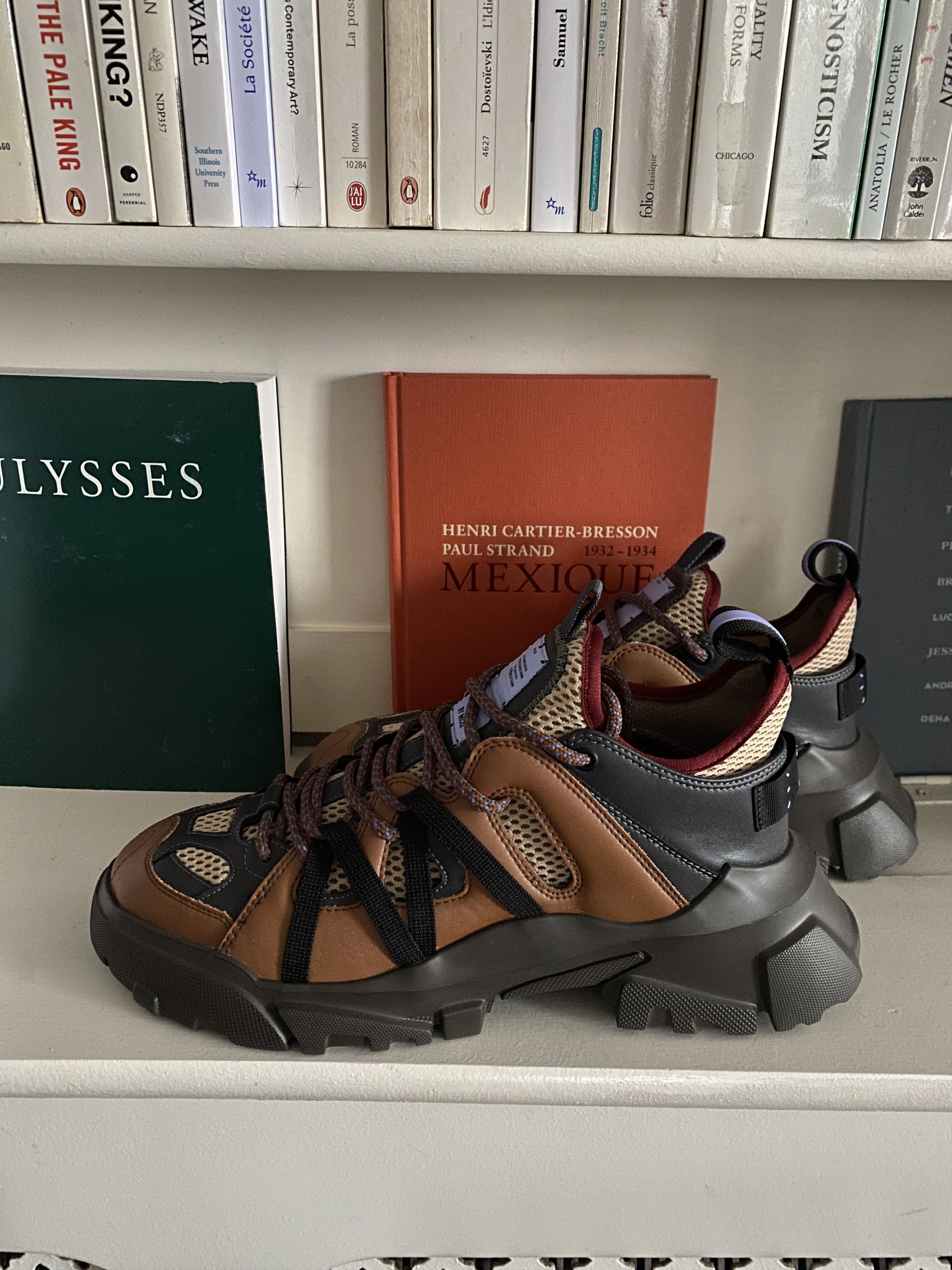 image of Mcq Alexander Mcqueen Mcq Orbyt Descender 2.0 Low-Top Sneakers in Brown, Men's (Size 10)