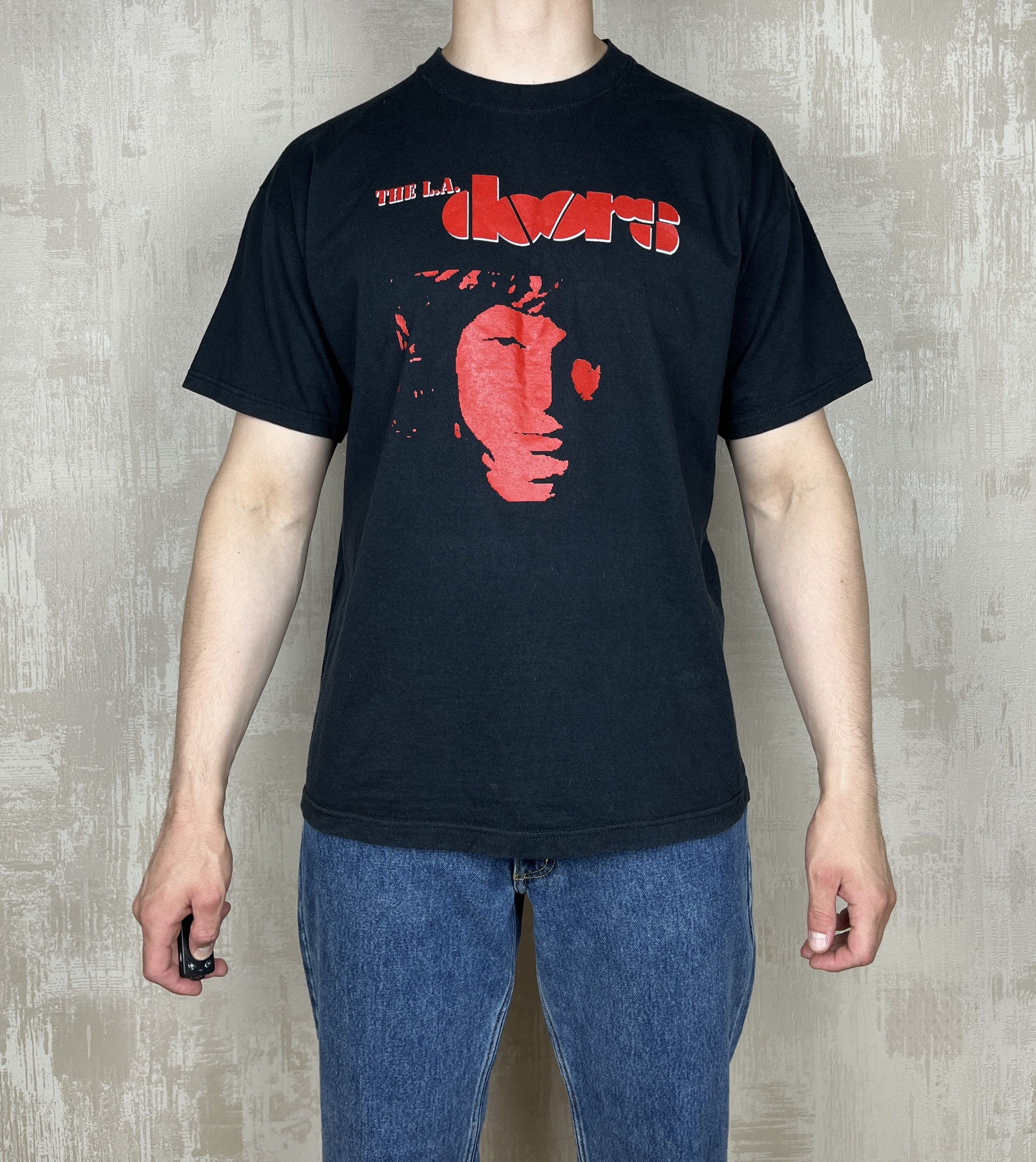 Band Tees The L.A. Doors Pere Lachaise 3rd July 2001 Vintage T-shirt Size US XL / EU 56 / 4 - 1 Thumbnail
