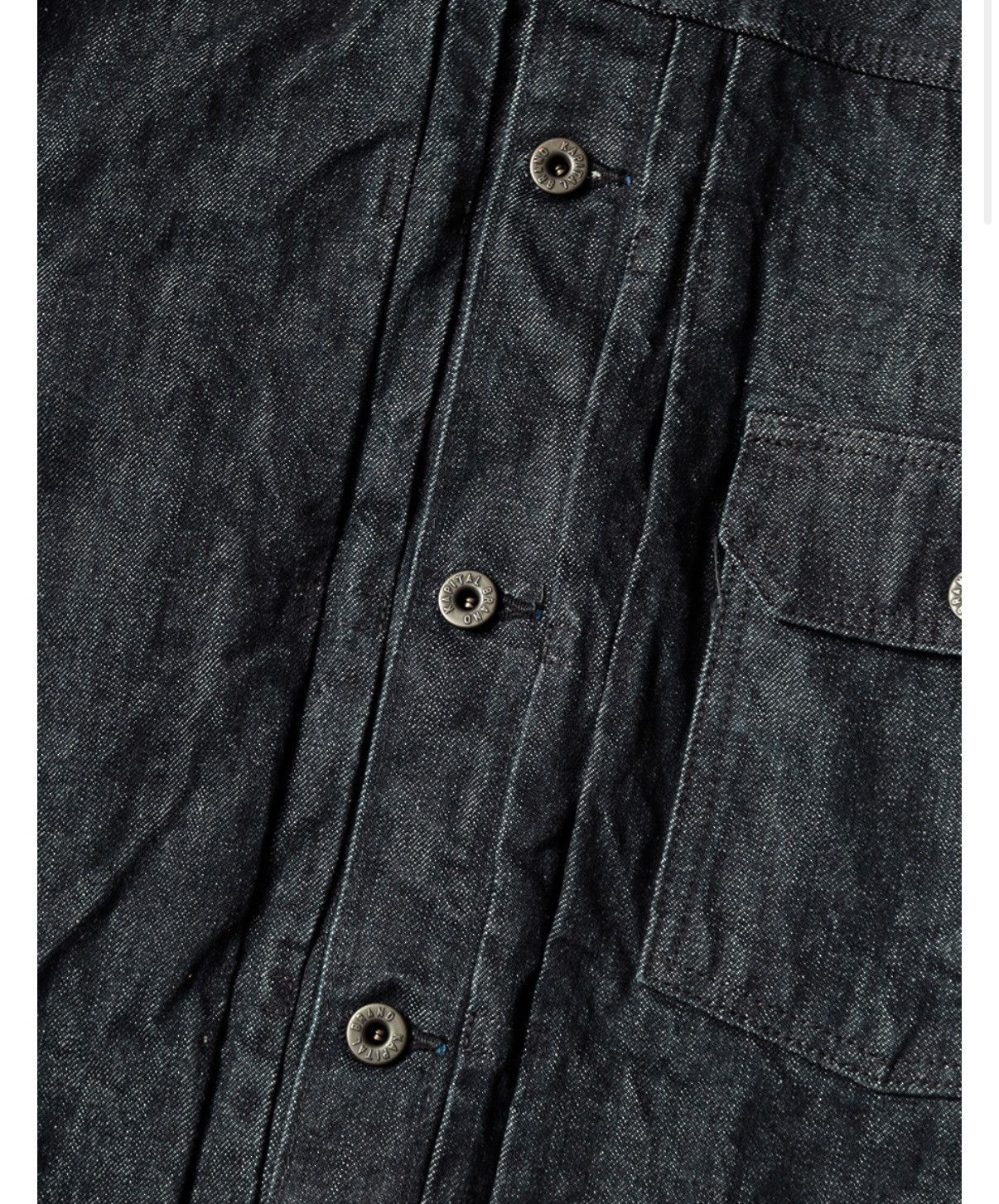 Kapital Kapital 14oz Denim 1ST Jacket (Black Thread Version) SIZE 3 Size US L / EU 52-54 / 3 - 4 Thumbnail