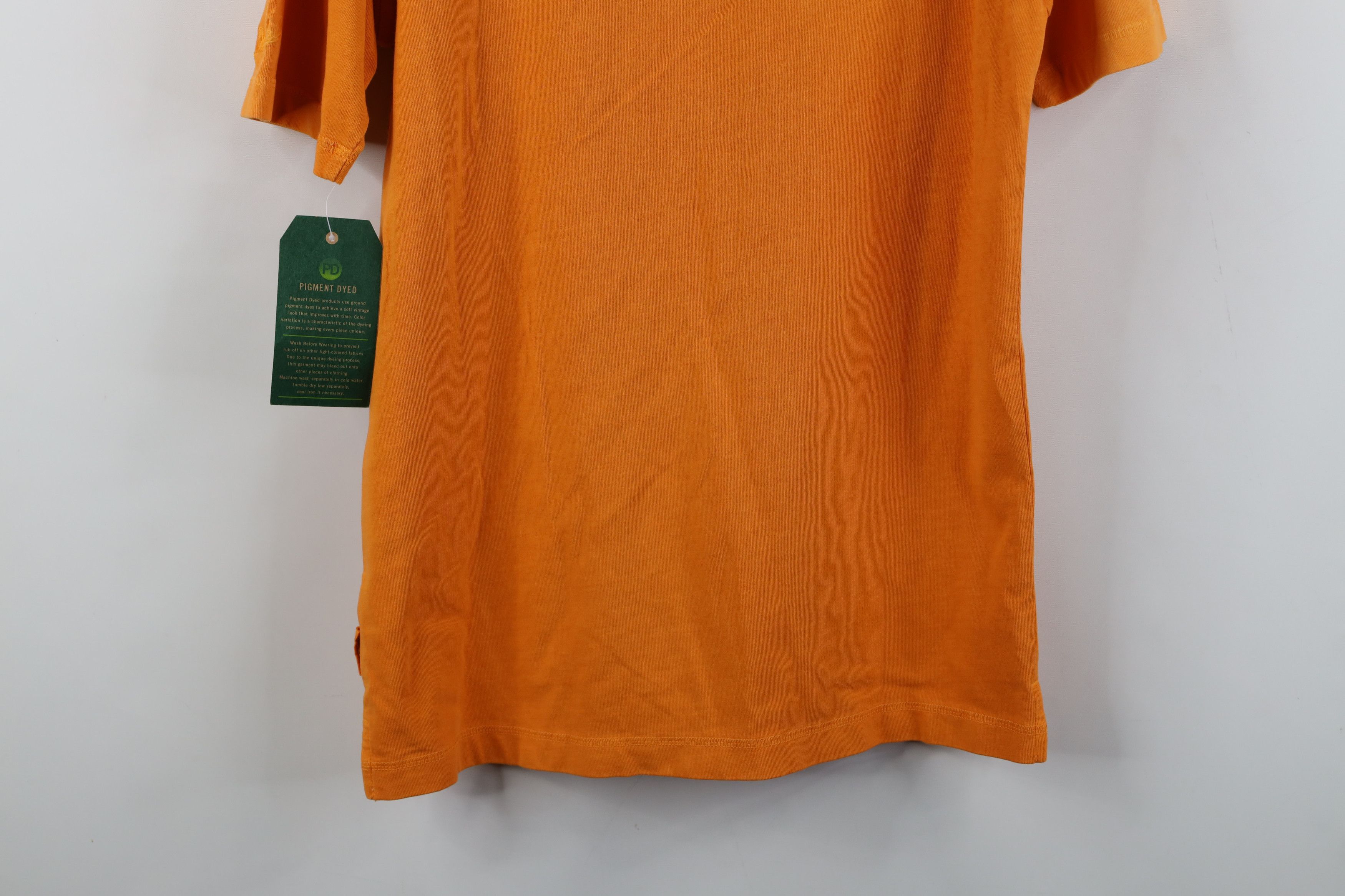 Woolrich Woolen Mills Deadstock Vintage Y2K Woolrich Dye T-Shirt Orange Cotton Size US L / EU 52-54 / 3 - 13 Thumbnail