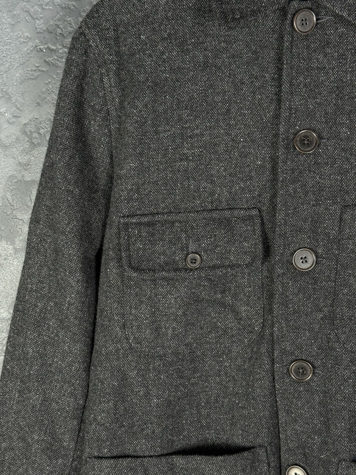 Universal Works Universal Works Merchant Jacket Grey Anders Wool Upcycled Size US M / EU 48-50 / 2 - 8 Thumbnail