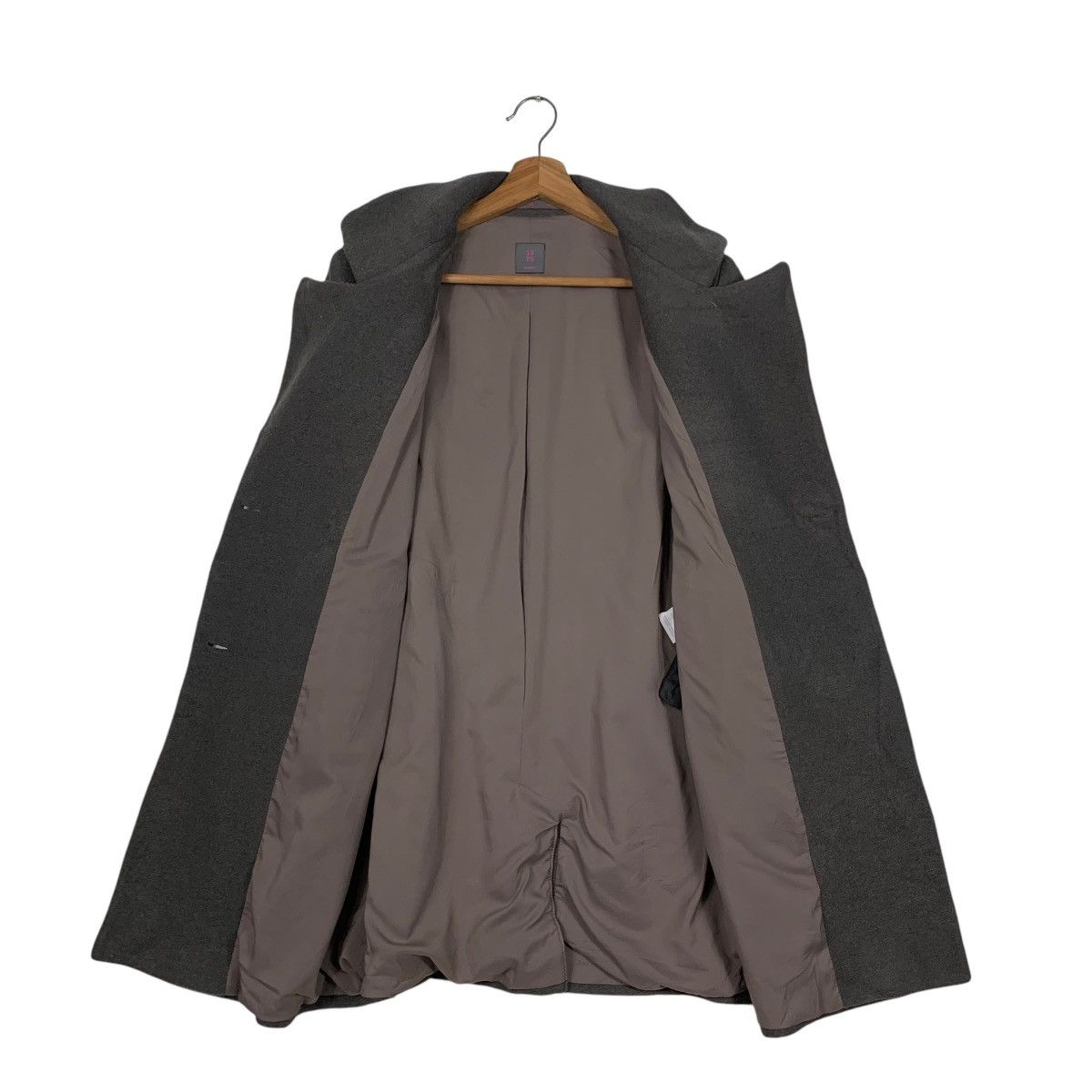 Japanese Brand 1970 SEVENTY Made in Bulgaria Wool Coat #1830-C79 Size M / US 6-8 / IT 42-44 - 11 Thumbnail
