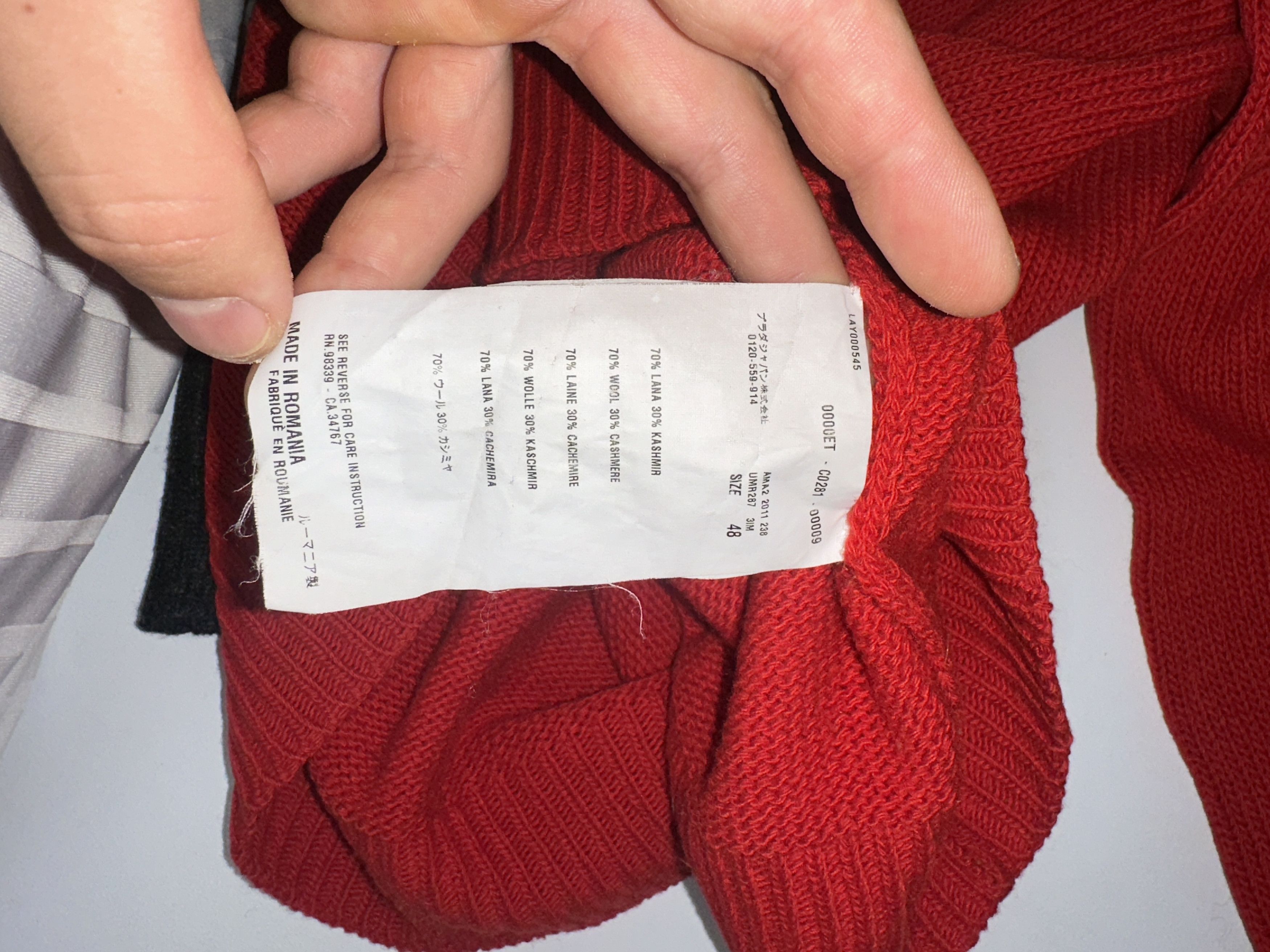 Prada Prada Milano Cashmere Hand Crafted Pullover Size 38 48 M Size US M / EU 48-50 / 2 - 11 Thumbnail