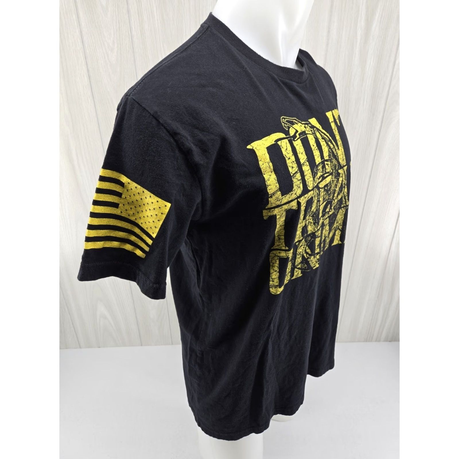Logo 7 Grunt Style T‑Shirt Men Large Black Don't Tread On Me Logo Short Sleeve Size US L / EU 52-54 / 3 - 7 Thumbnail