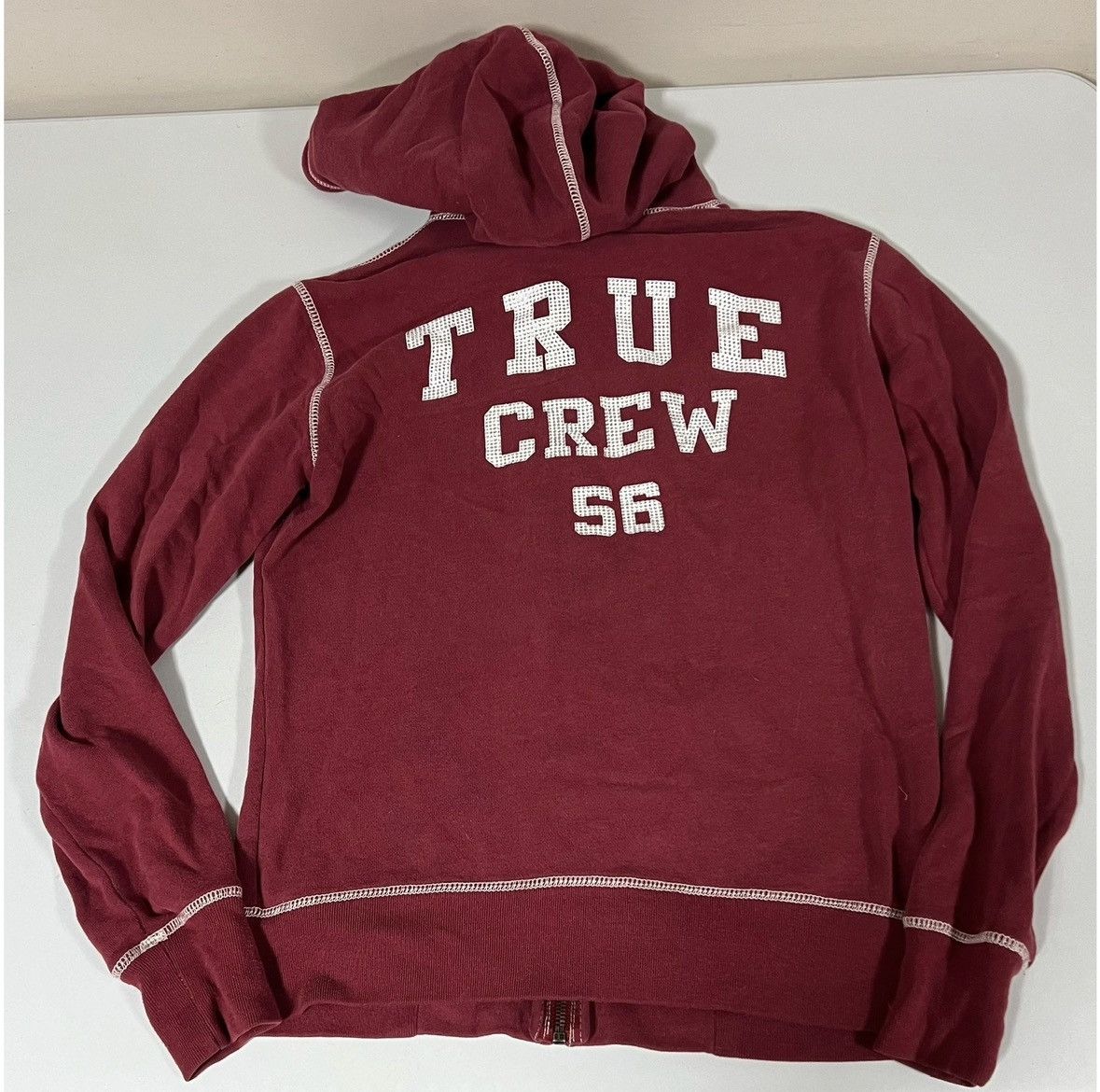 True Religion True Religion ‘True Crew 56’ Logo Sweatshirt Hoodie Size S♥️✨ Size S / US 4 / IT 40 - 2 Thumbnail