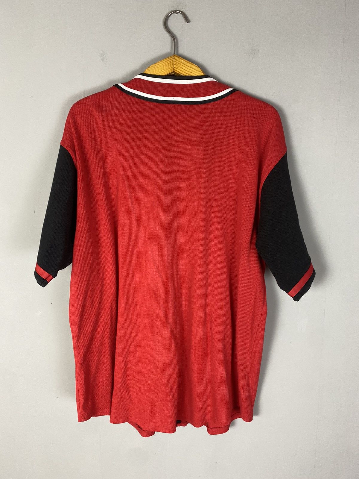 NBA × Starter × Vintage Vintage Chicago bulls starter big logo polo tee T-shirt Size US XL / EU 56 / 4 - 6 Thumbnail