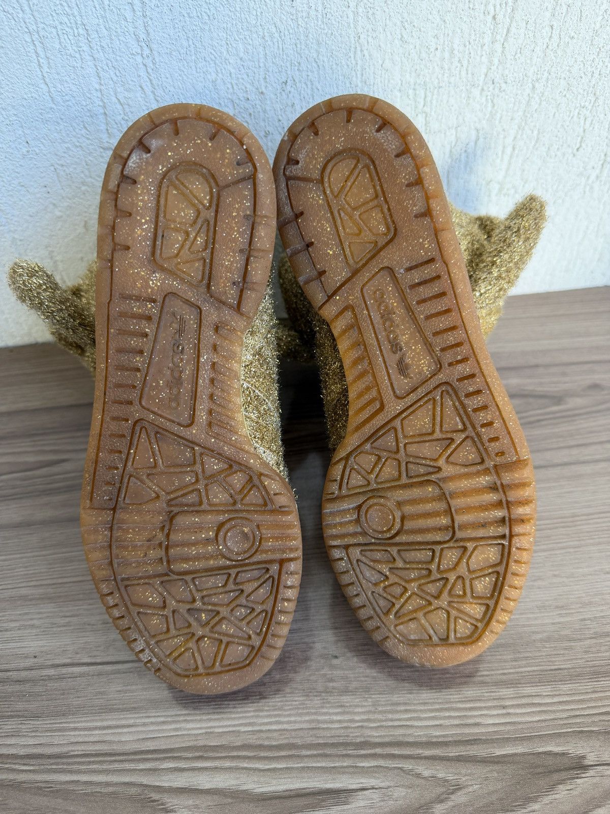 Adidas × Jeremy Scott Teddy bear glitter sneakers Size US 6 / IT 36 - 17 Thumbnail