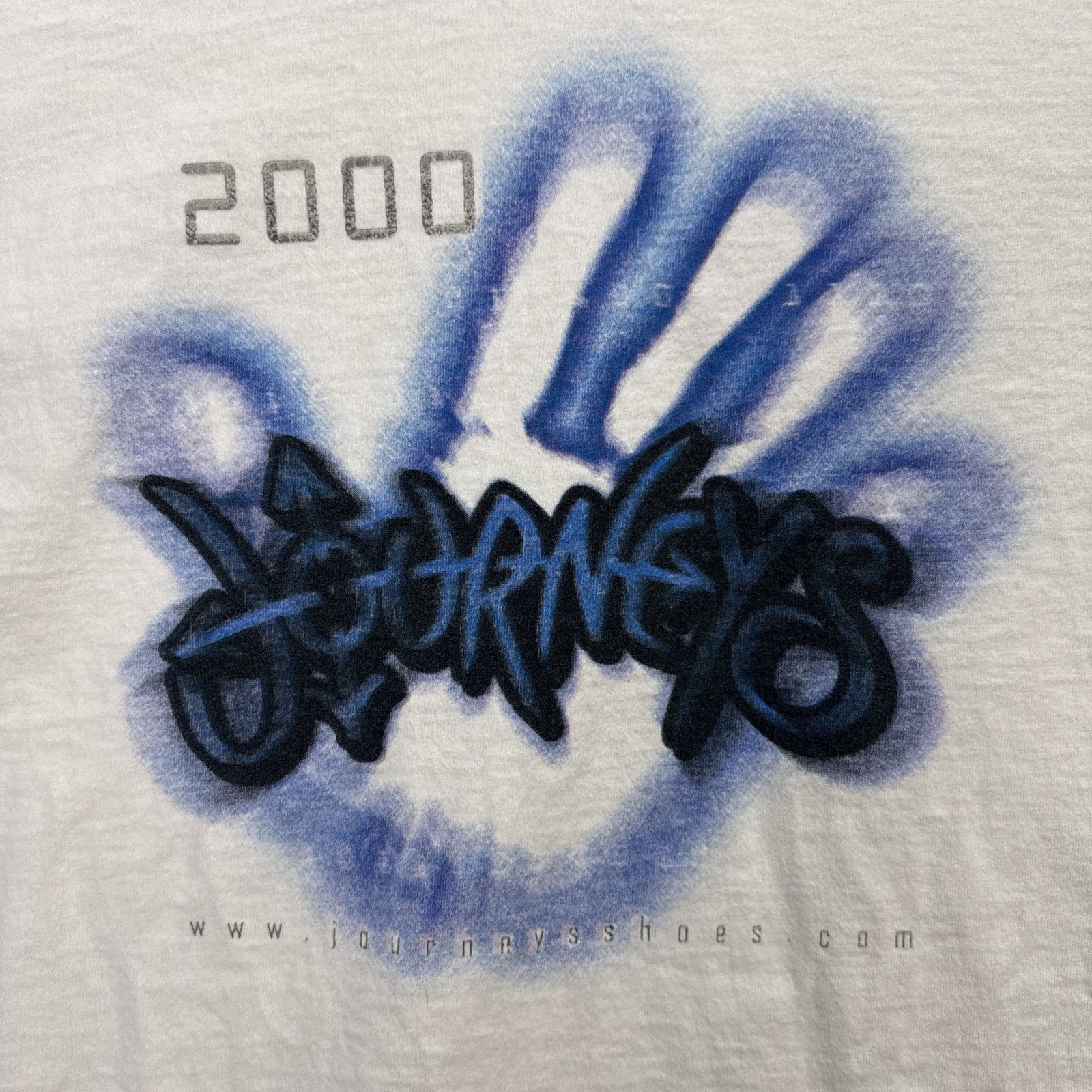 Vintage Vintage Journeys Shirt Mens XL White Y2K Skate Shoes Store Size US XL / EU 56 / 4 - 8 Thumbnail
