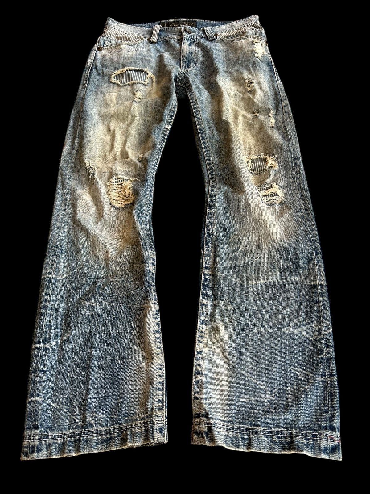 Japanese Brand Vintage Karl Kani Distress Faded Jean Size US 32 / EU 48 - 1 Thumbnail