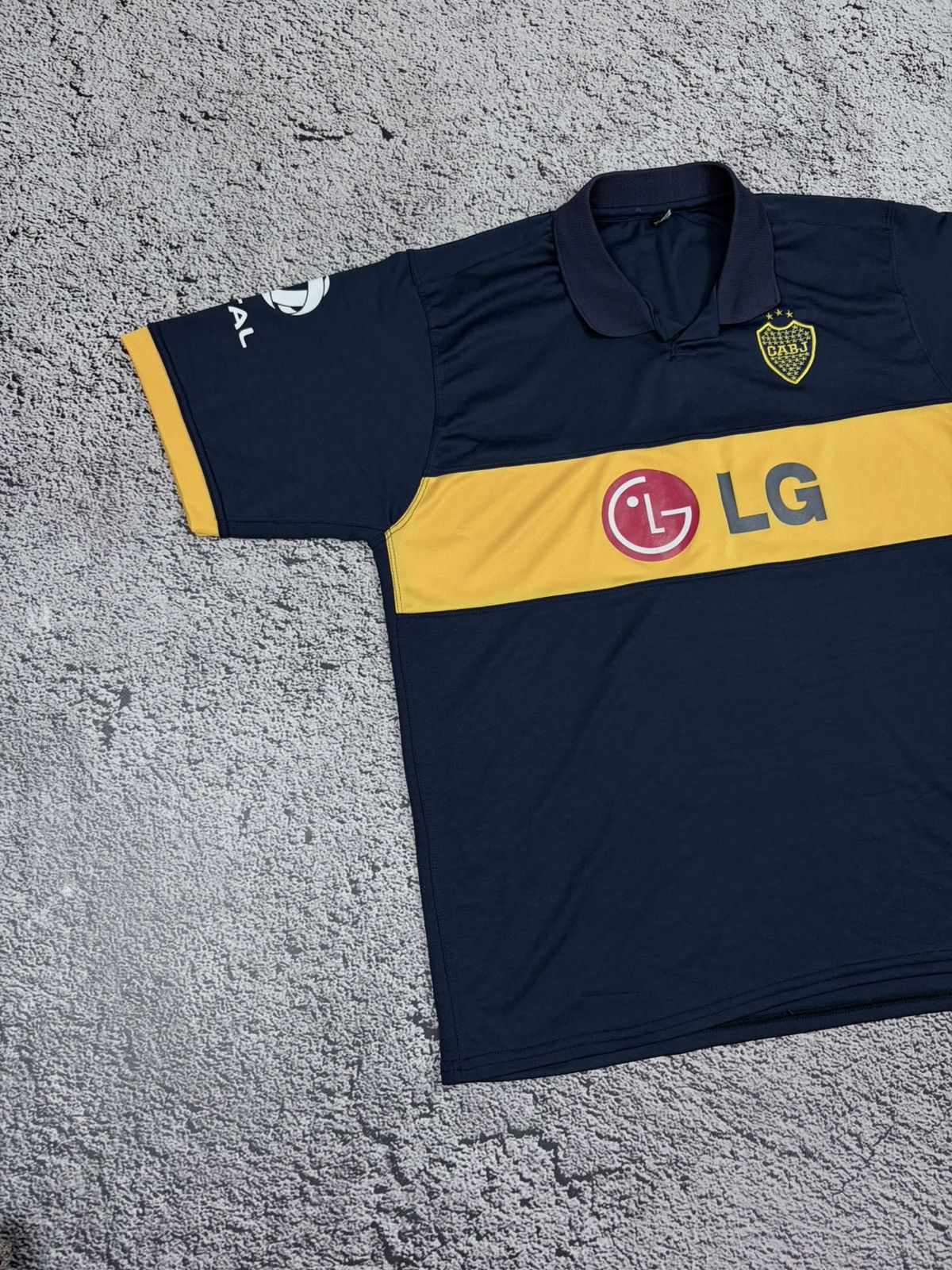 Japanese Brand Vtg Boca Juniors 2010 LG Soccer Jersey Polo Bloke Core Size US XL / EU 56 / 4 - 2 Thumbnail