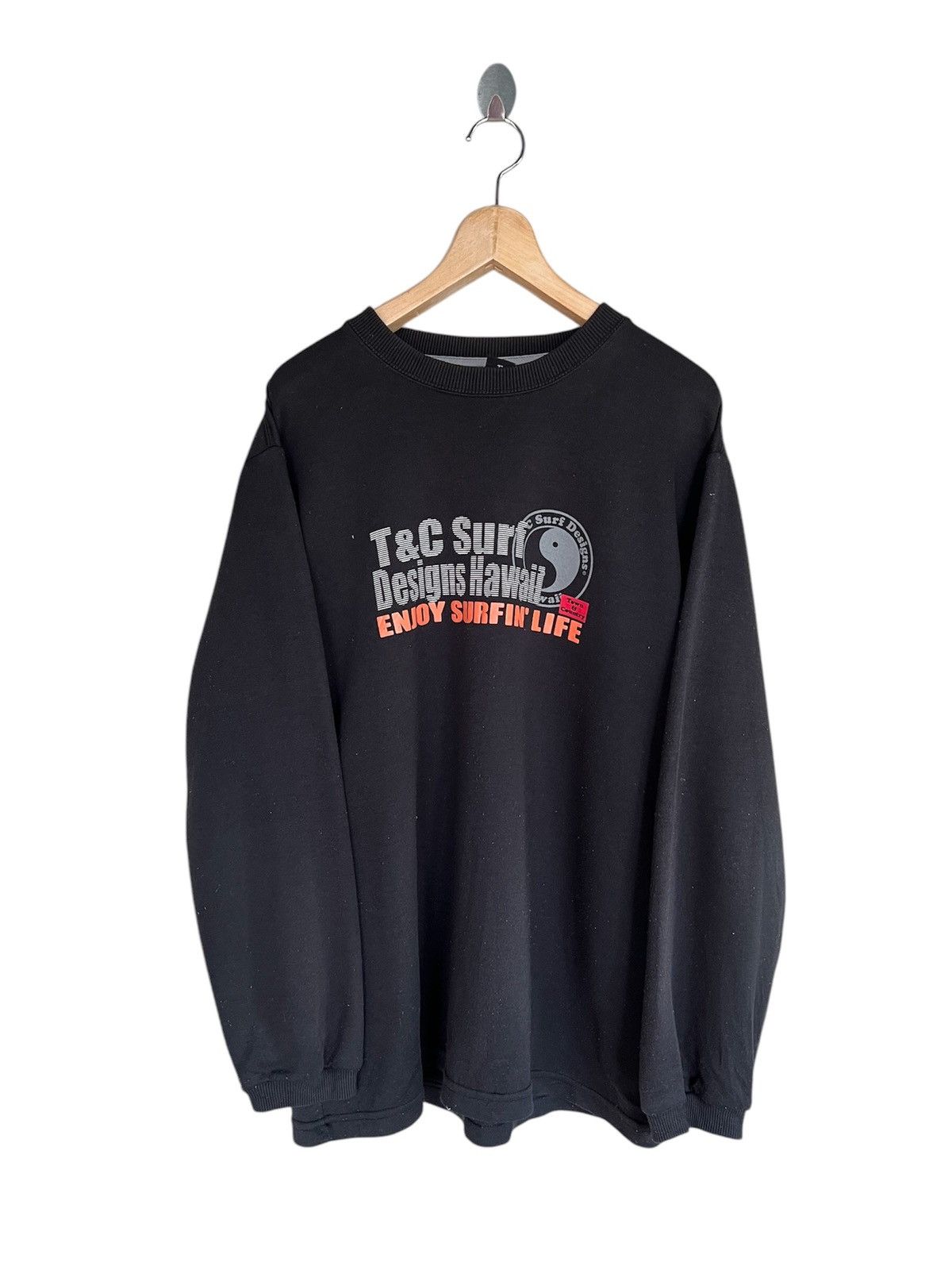 Vintage Vintage T&c Surf Designs Hawaii Sweatshirt Size US L / EU 52-54 / 3 - 1 Thumbnail