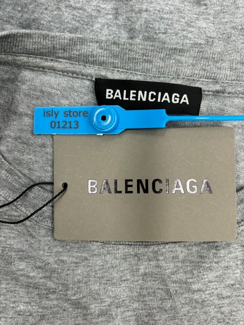 Balenciaga Balenciaga Small Logo Slogan Short Sleeve Size US S / EU 44-46 / 1 - 4 Thumbnail