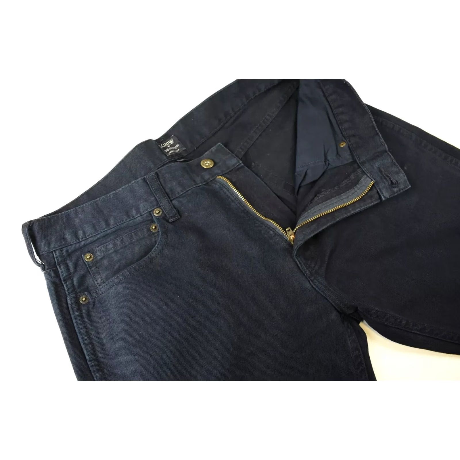 J.Crew J. CREW The Sutton Jeans Men W32/L32 Straight Zip Fly Pockets Logo Denim Blue Size US 32 / EU 48 - 4 Thumbnail