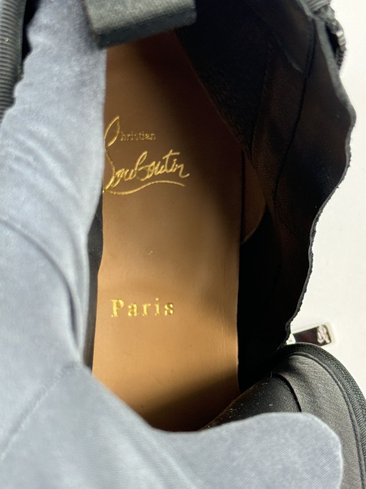Christian Louboutin SUEDE ZIP UP ANKLE BOOTS Size US 10.5 / EU 43-44 - 9 Thumbnail