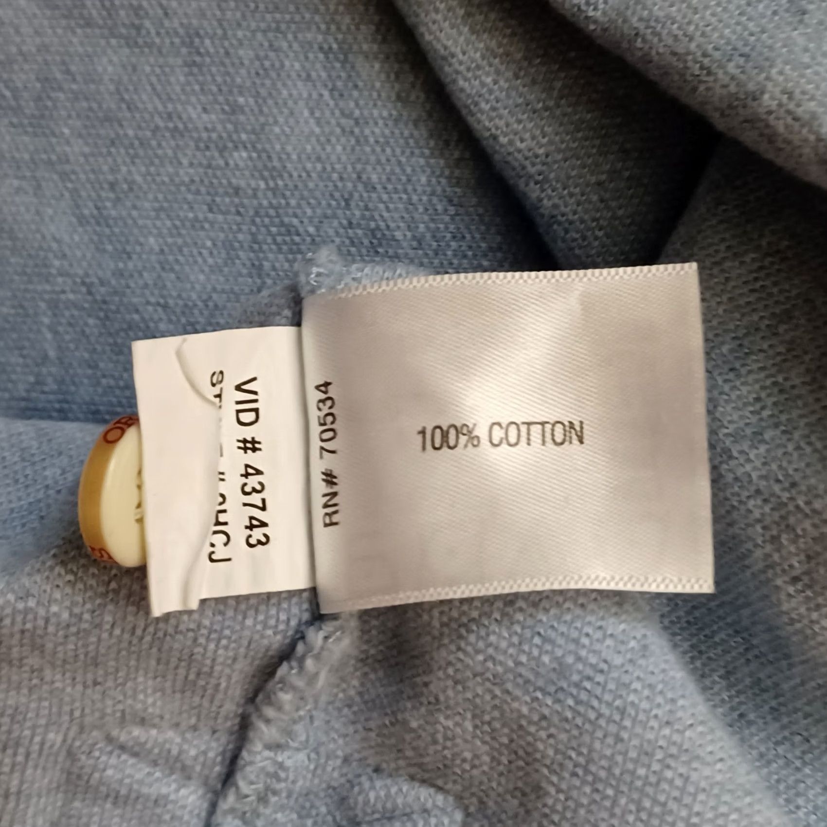 Orvis Orvis Mens Polo Shirt XL Blue Signature Logo Short Sleeve Heavyweight Knit 100% Cotton Regular Fit Golf Walking Men Size US XL / EU 56 / 4 - 6 Thumbnail