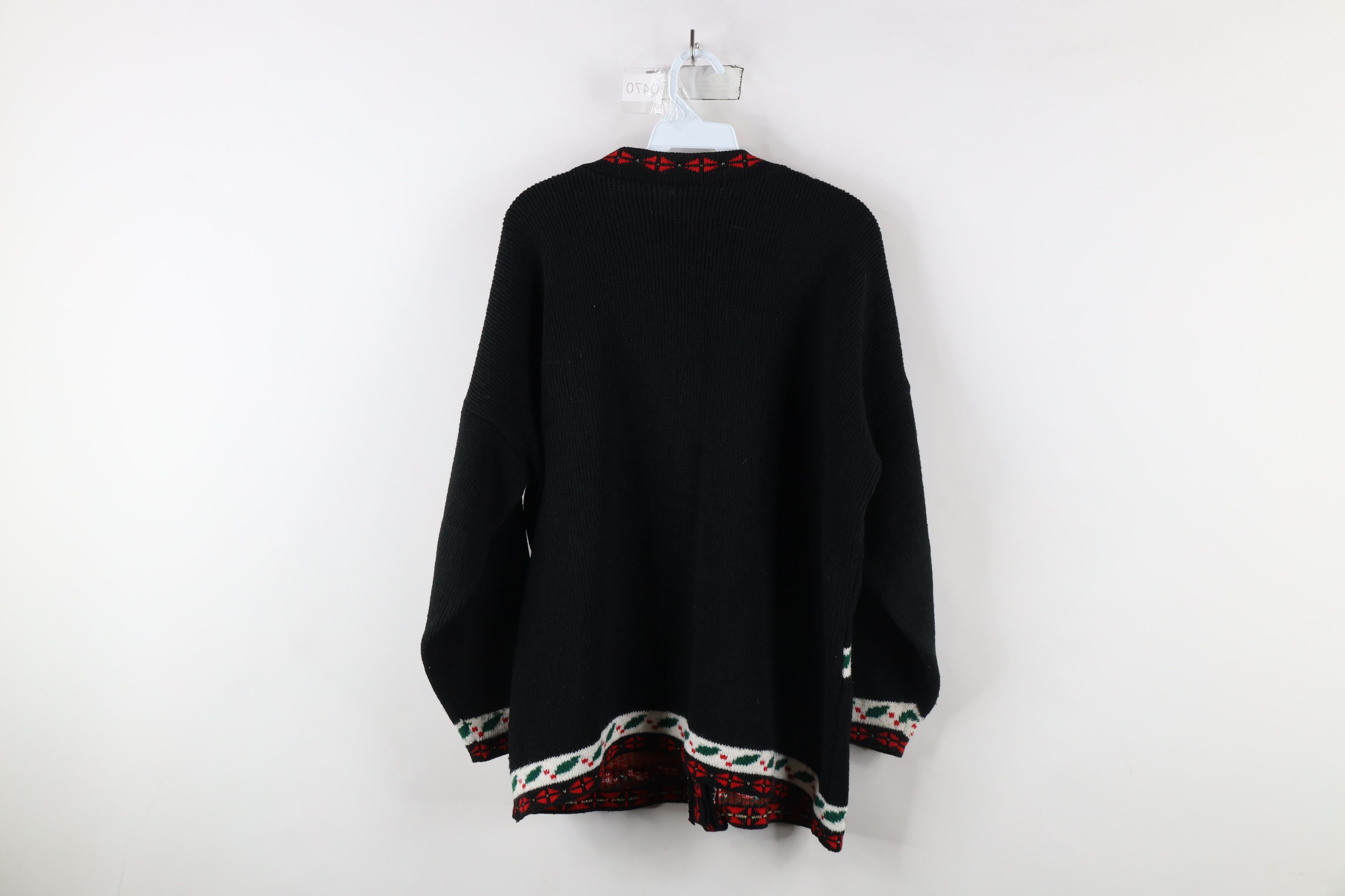 Vintage Vintage 90s Streetwear Tree Bear Knit Cardigan Sweater USA Size XXL / US 16-18 / IT 52-54 - 12 Thumbnail