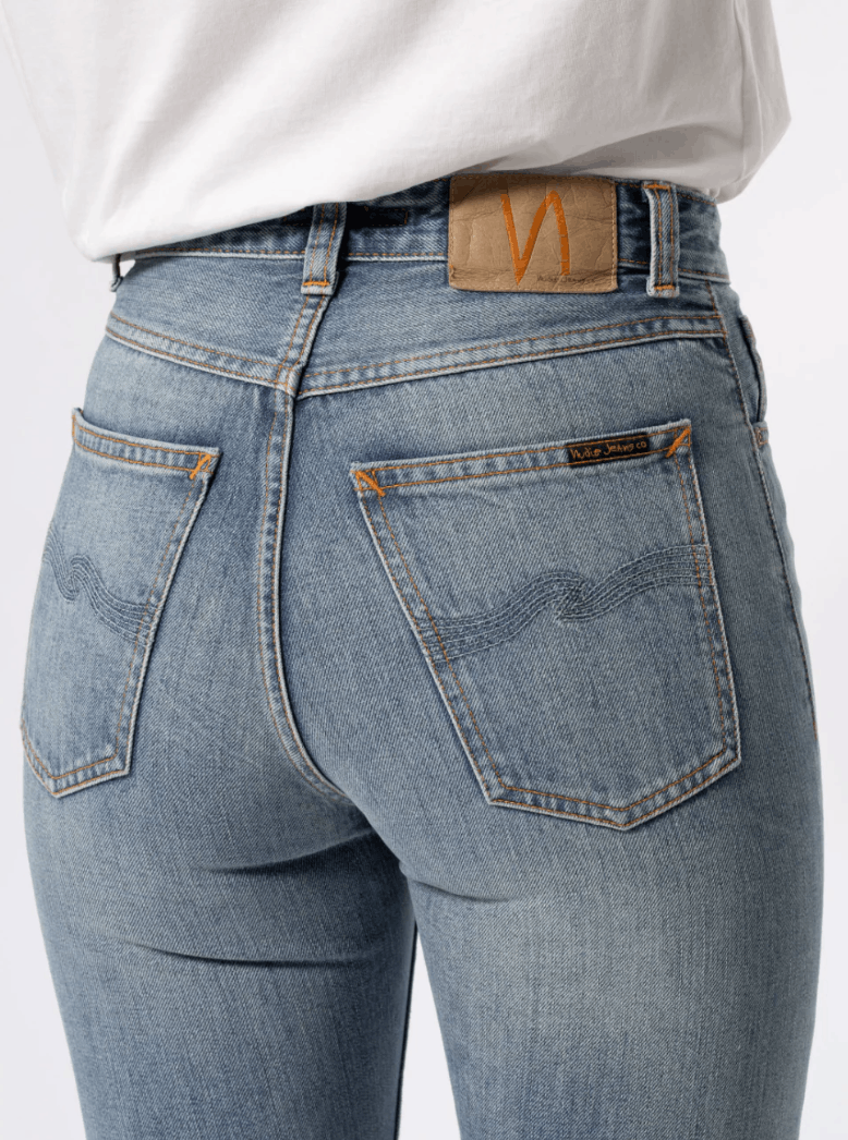 Nudie Jeans BREEZY BRITT SPRINGTIME - Regular Tapered Jeans - W31 L32 Size 31" - 16 Thumbnail