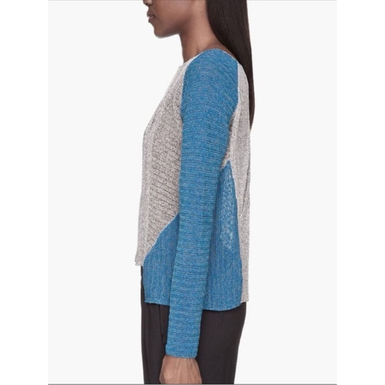 Helmut Lang Helmut Lang $345 Transparent Melange Knit Sweater Small EUC Size S / US 4 / IT 40 - 7 Thumbnail