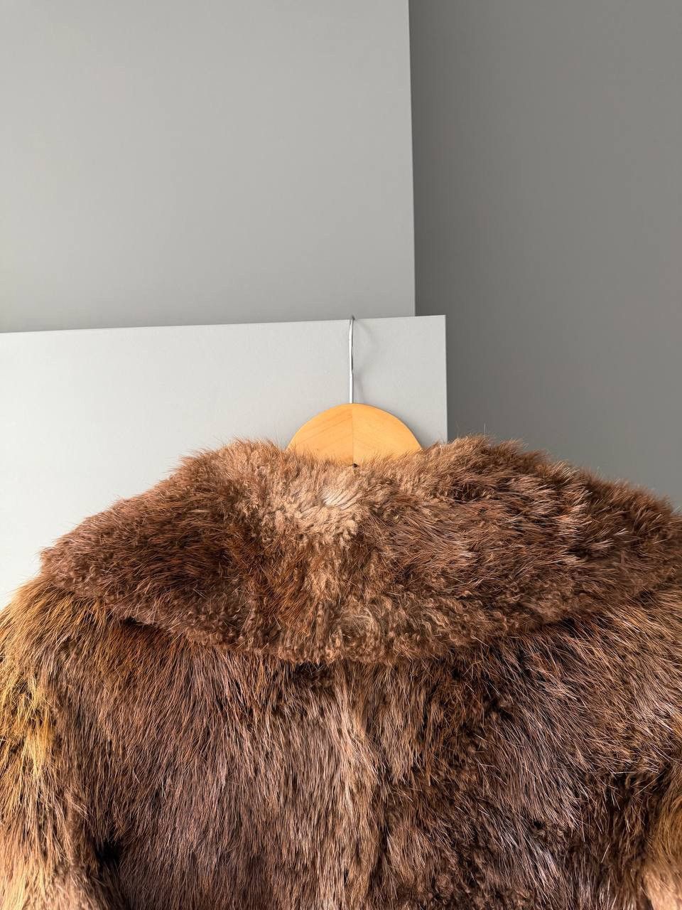 Vintage Vintage 90s Real Fur Cropped Bomber Jacket Size S / US 4 / IT 40 - 13 Thumbnail