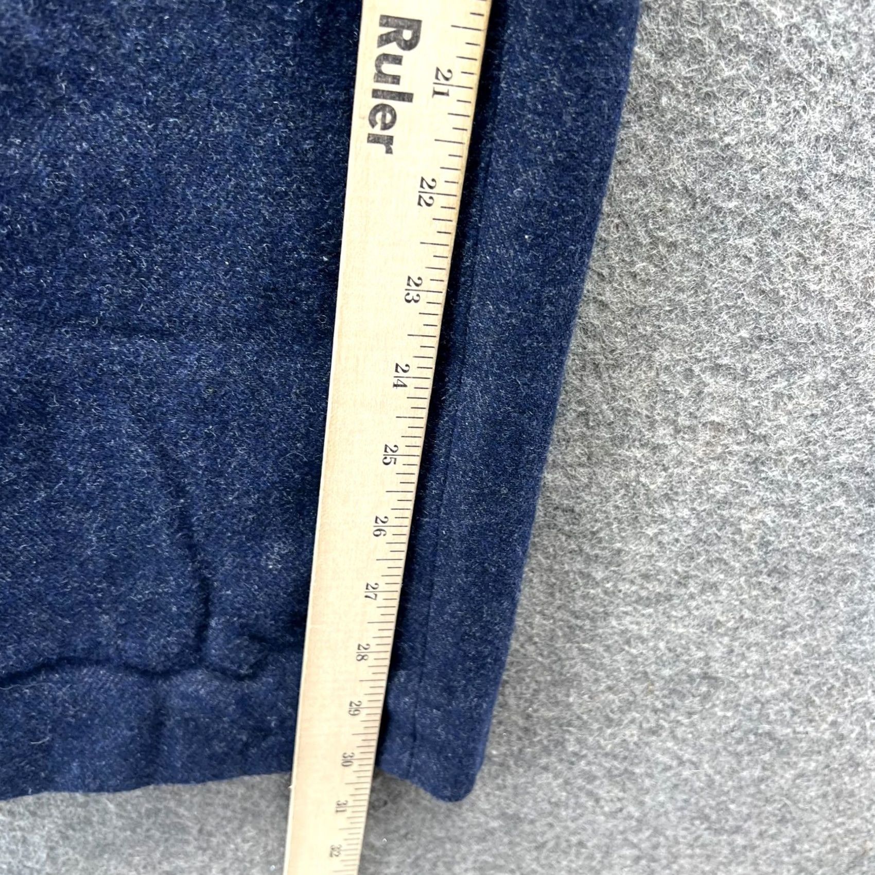 J.Crew J.Crew Dress Pants Men 36x32 Navy Blue Wool Blend Slim Fit Classic Trousers Dress Pants Slim Navy Blue Wool Men 36x32 Mens Pants 36 Inseam 32in Size US 36 / EU 52 - 4 Thumbnail