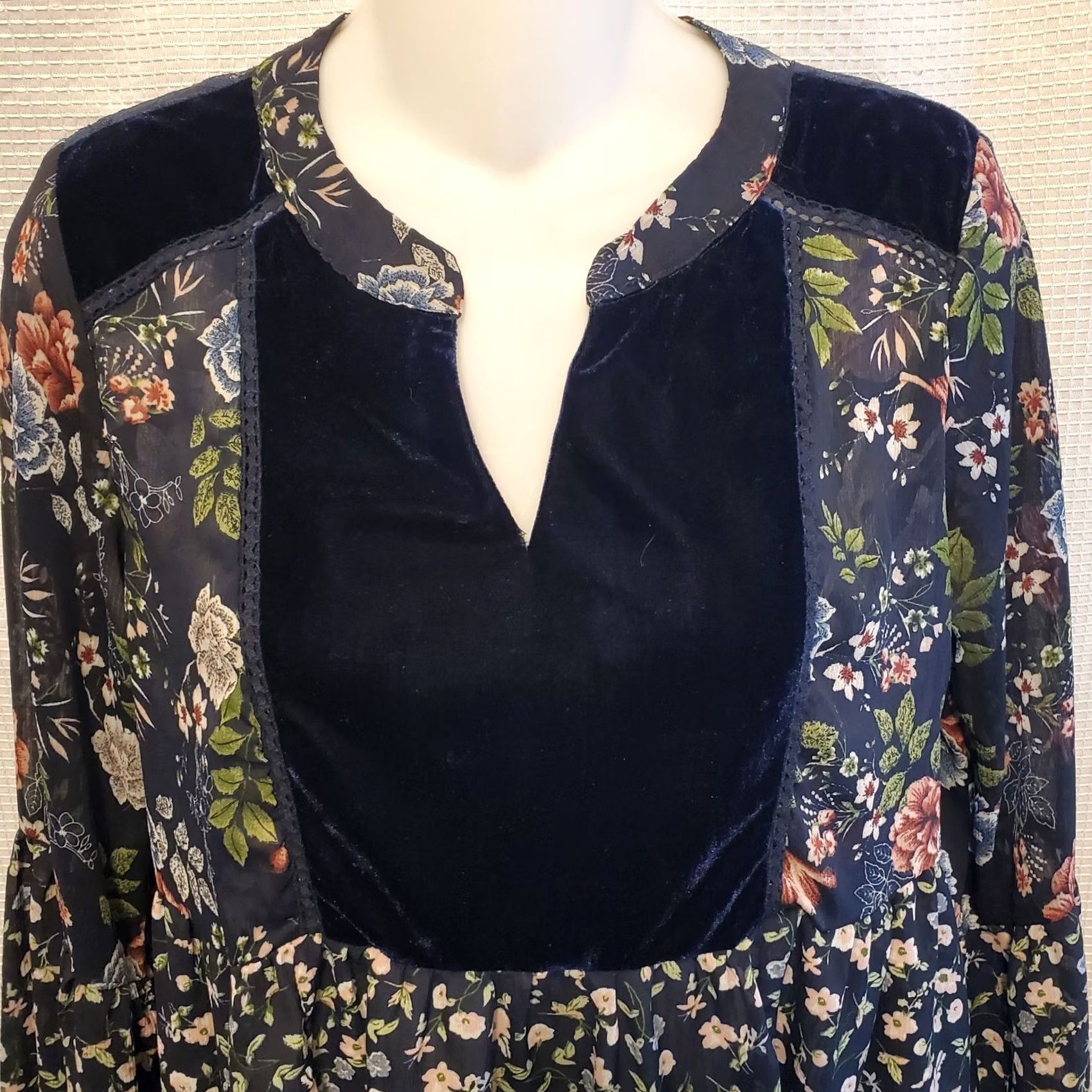 Vintage VINTAGE Whimsy Goth Peasant Ruffle Blouse Womens Small Flare Sleeve Withy Size S / US 4 / IT 40 - 2 Thumbnail