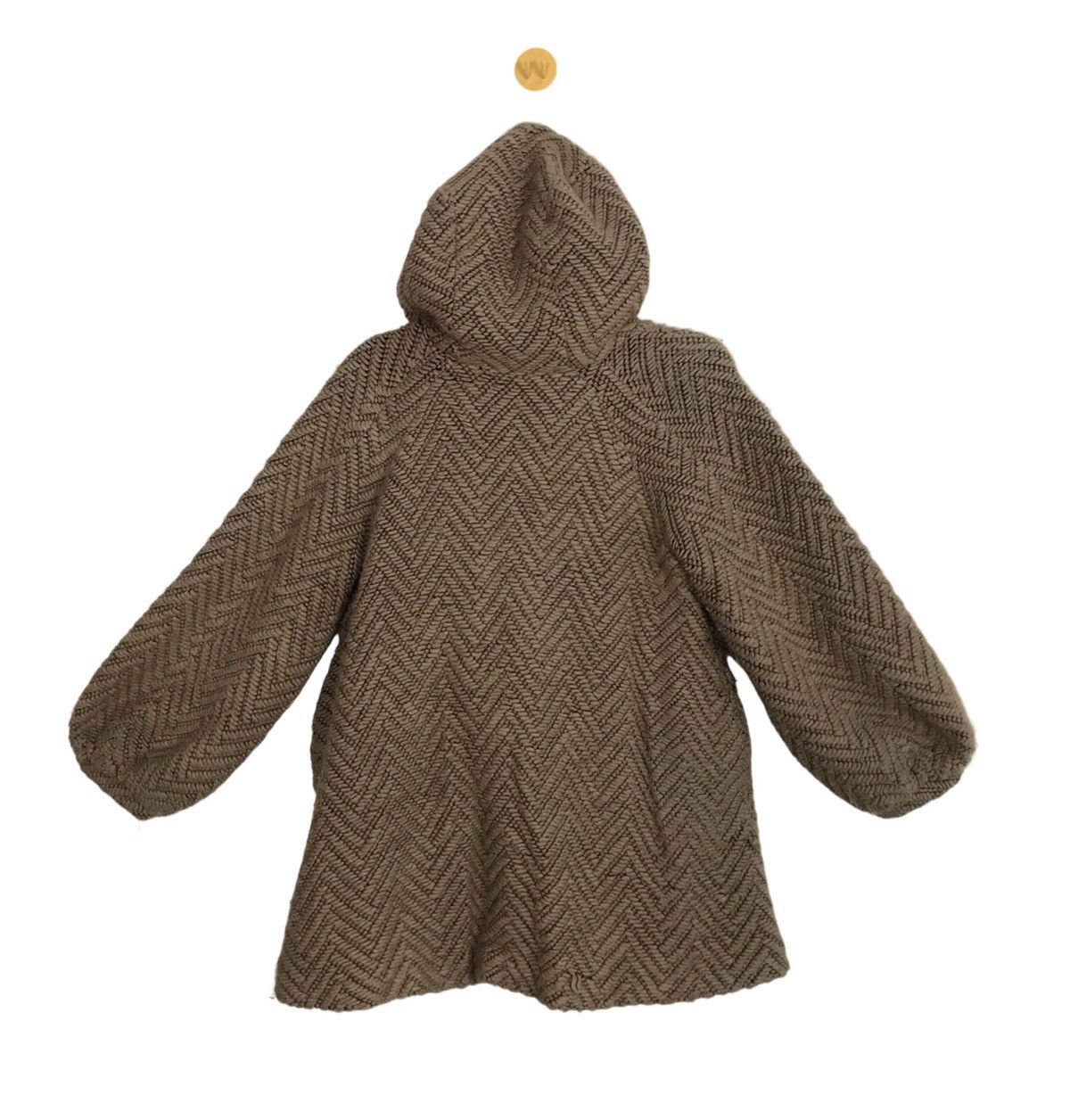 Issey Miyake Tsumori Chisato Issey Miyake Knit Shevron Hooded Jacket Size M / US 6-8 / IT 42-44 - 2 Thumbnail