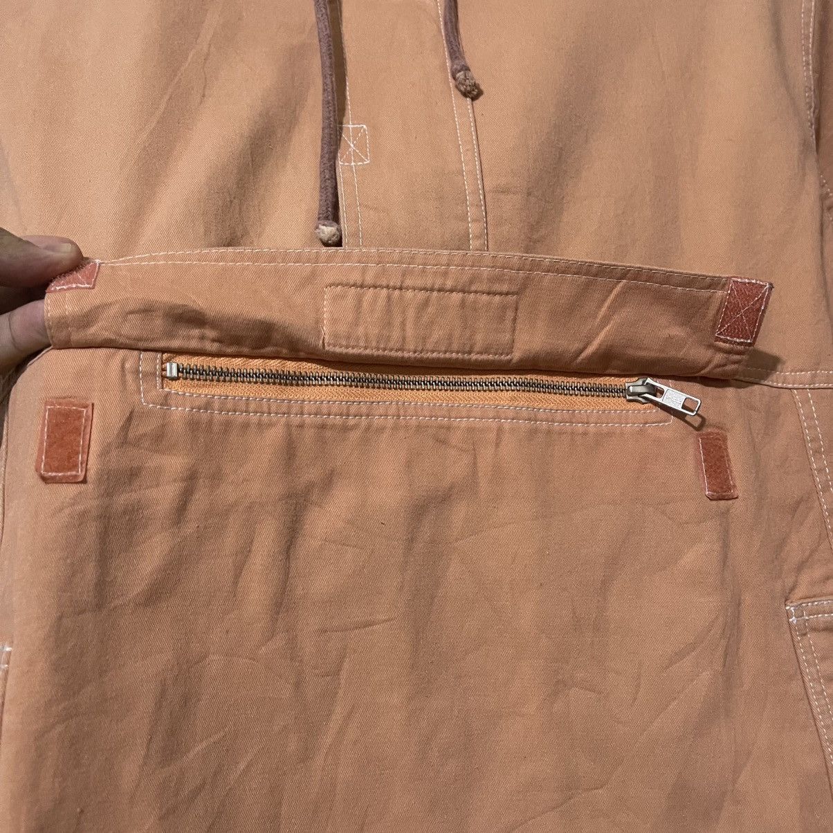 Supreme Supreme Anorak Contrast Stitch Twill Pullover ‘Peach’ Jacket Size US M / EU 48-50 / 2 - 5 Thumbnail