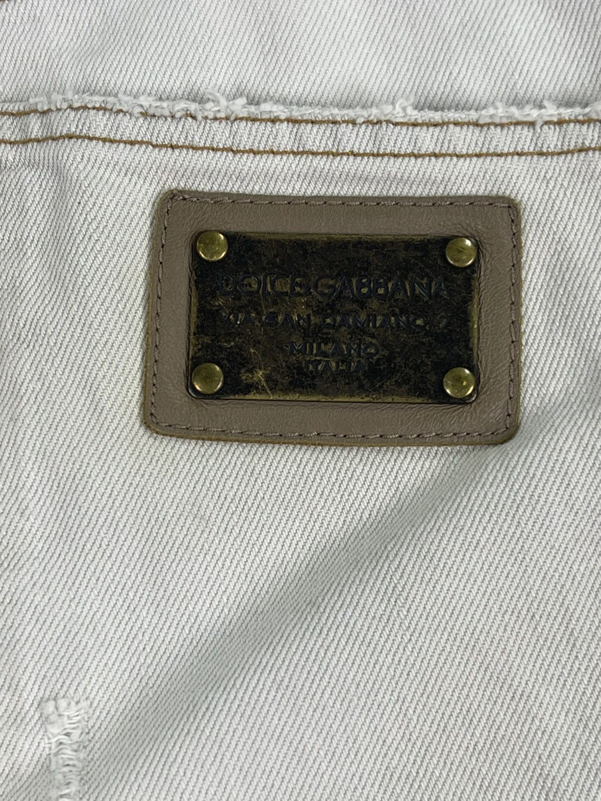 Dolce & Gabbana Dolce & Gabbana Distress Short Denim Size US 34 / EU 50 - 16 Thumbnail