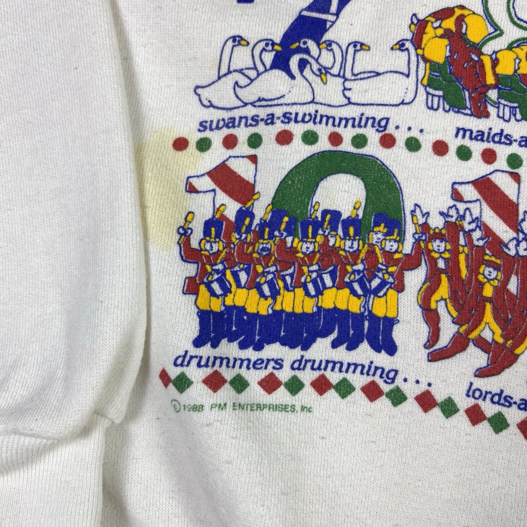Vintage VINTAGE Christmas Sweatshirt Crewneck White Pullover 80s Adult XL Holiday Size US XL / EU 56 / 4 - 7 Thumbnail