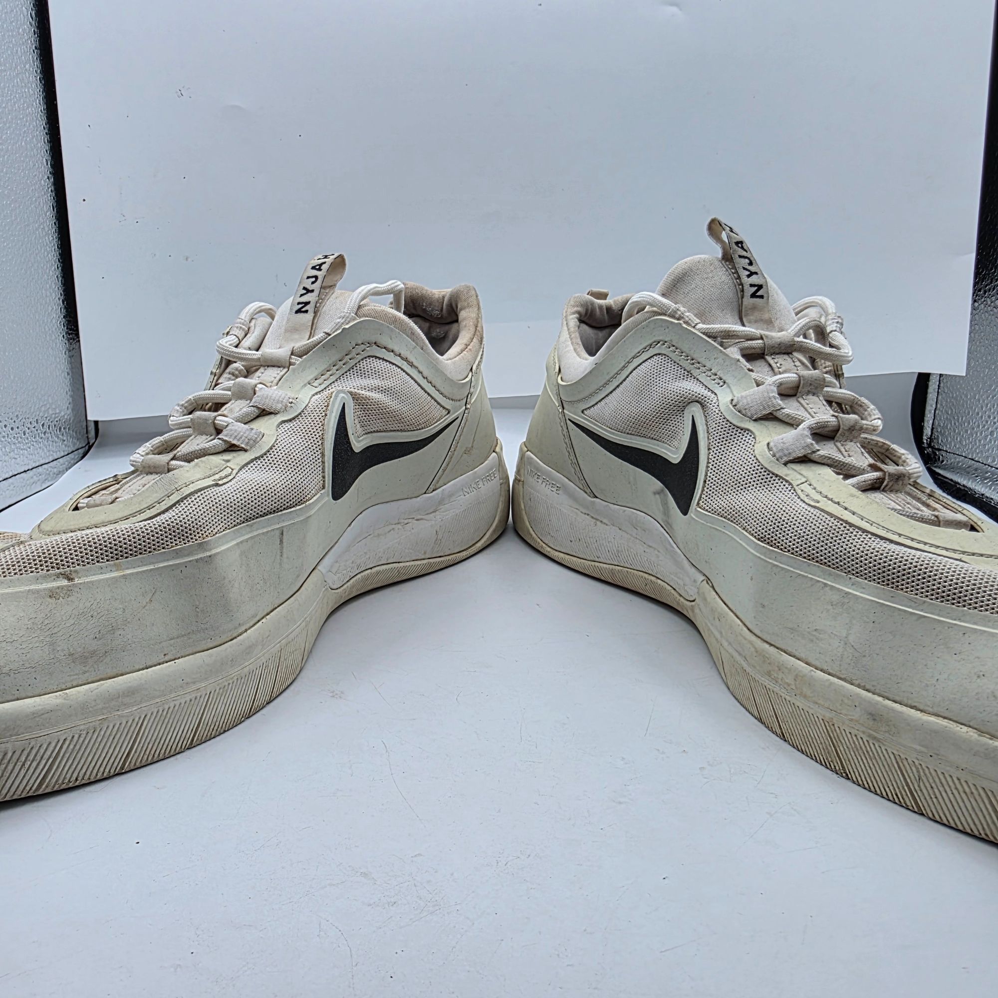 Nike Nike SB Nyjah Free 2.0 Mens Size 14 Summit White Black Sneak Size US 14 / EU 47 - 3 Thumbnail