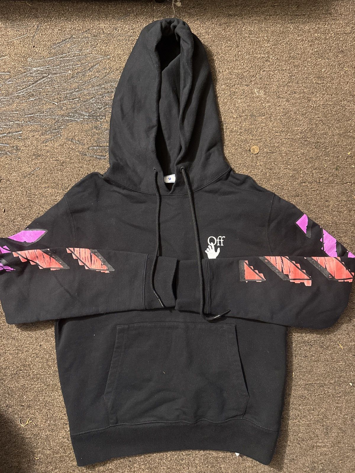 Off white Marker Slim Hoodie