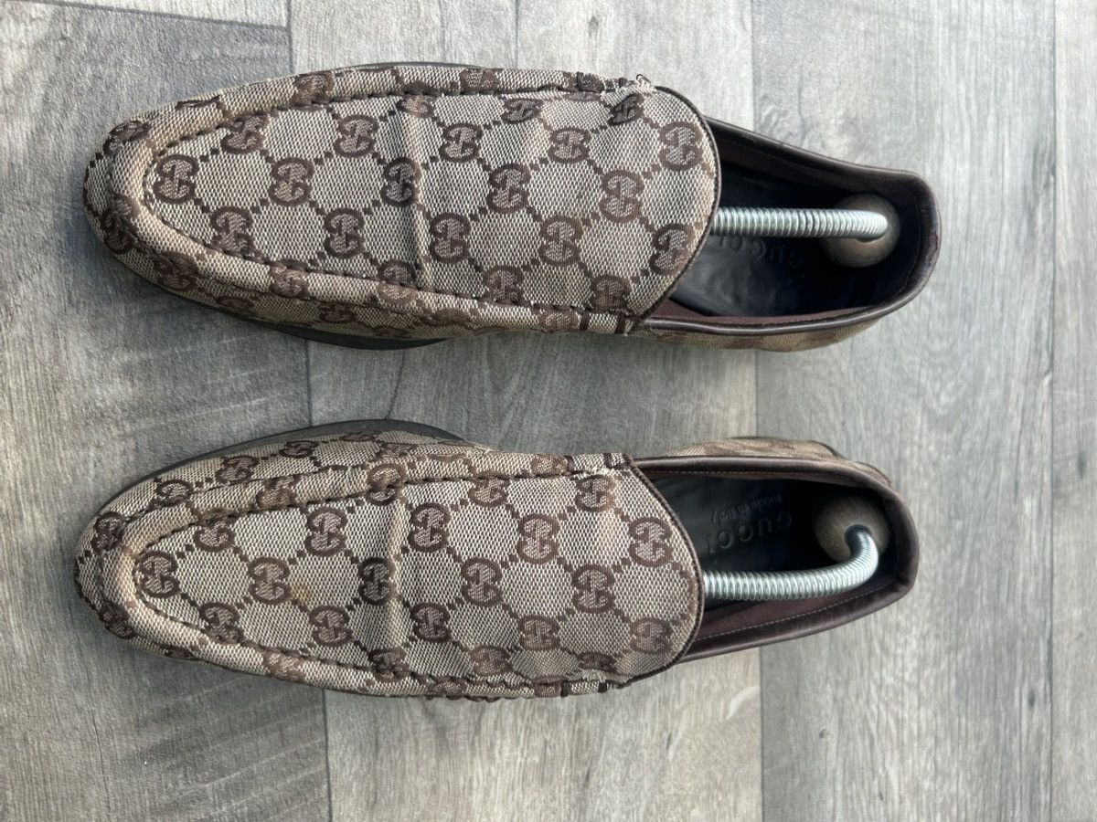 Gucci Gucci GG Canvas Slip-On Loafers Size US 8.5 / EU 41-42 - 1 Thumbnail