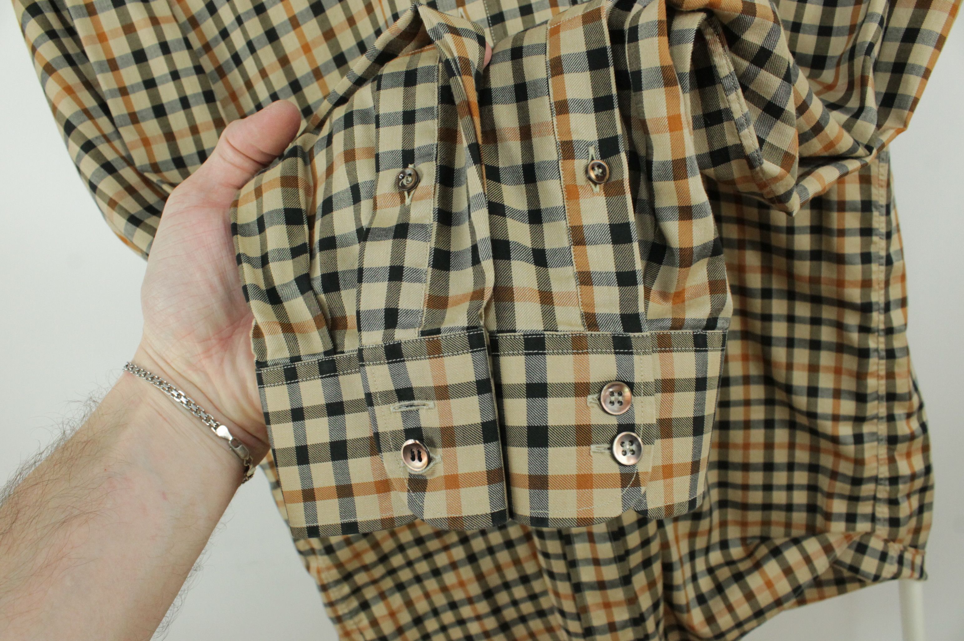 DAKS Vintage Daks Plaid Patterned Shirt Men's Size US M / EU 48-50 / 2 - 6 Thumbnail