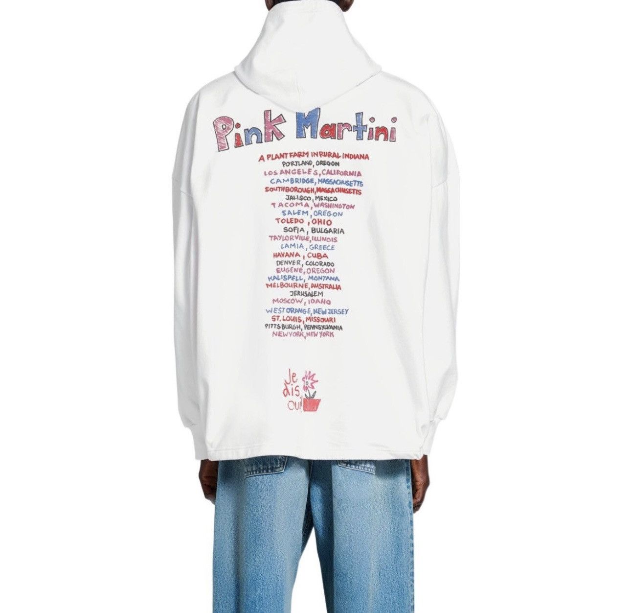 Balenciaga Balenciaga Pink Martini 221/250 Limited Hoodie Size US L / EU 52-54 / 3 - 2 Thumbnail