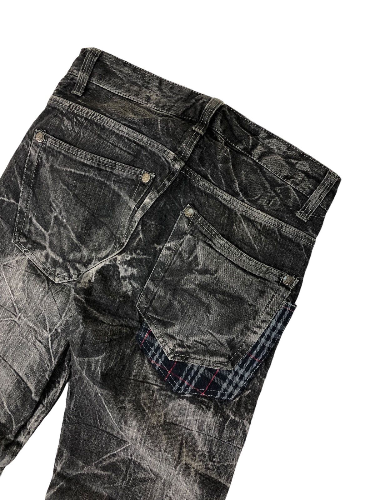 Japanese Brand Japan Brand Wild Life Bleach Stone Wash Poem Denim Jeans Size US 30 / EU 46 - 8 Thumbnail