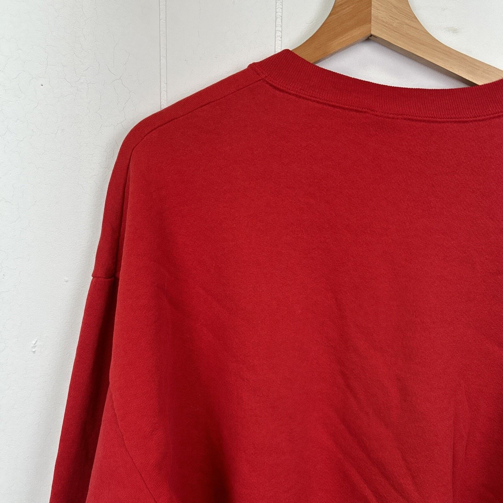 Jerzees Jerzees Vintage Red Crewneck Sweatshirt Pullover Size 2XL Size US XXL / EU 58 / 5 - 7 Thumbnail