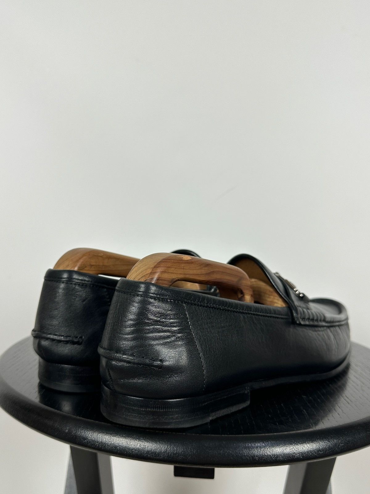 Gucci Gucci Horsebit Black Leather Slip On Loafers Size US 9 / EU 42 - 6 Thumbnail