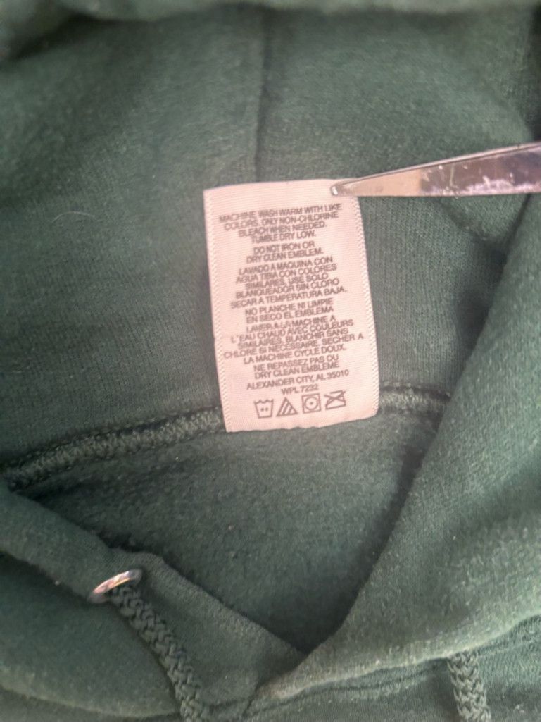 Jerzees Girls Jerzees Hoodie XL Green Campfire Girl Scouts San Diego Size XL / US 12-14 / IT 48-50 - 8 Thumbnail