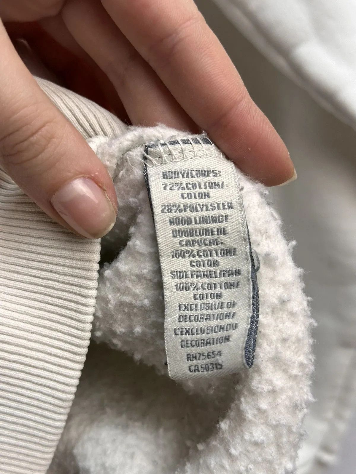 Abercrombie & Fitch Abercrombie White Classic Hoodie Y2K LGB Hysteric Style Size US L / EU 52-54 / 3 - 7 Thumbnail
