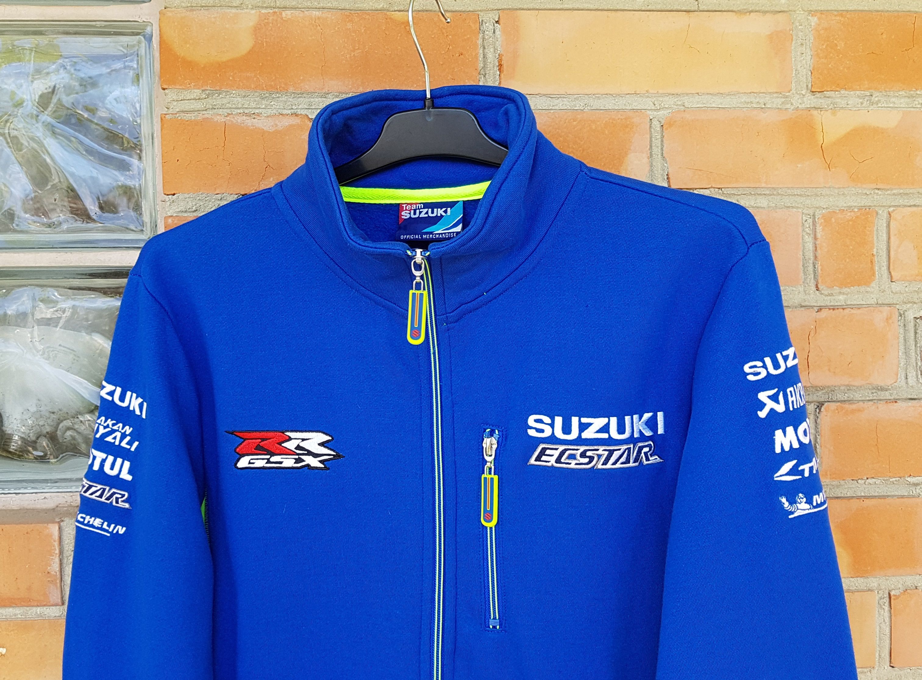 Japanese Brand Suzuki ECSTAR GSX-RR Full Zip Track Top Sweatshirt Size US S / EU 44-46 / 1 - 5 Thumbnail