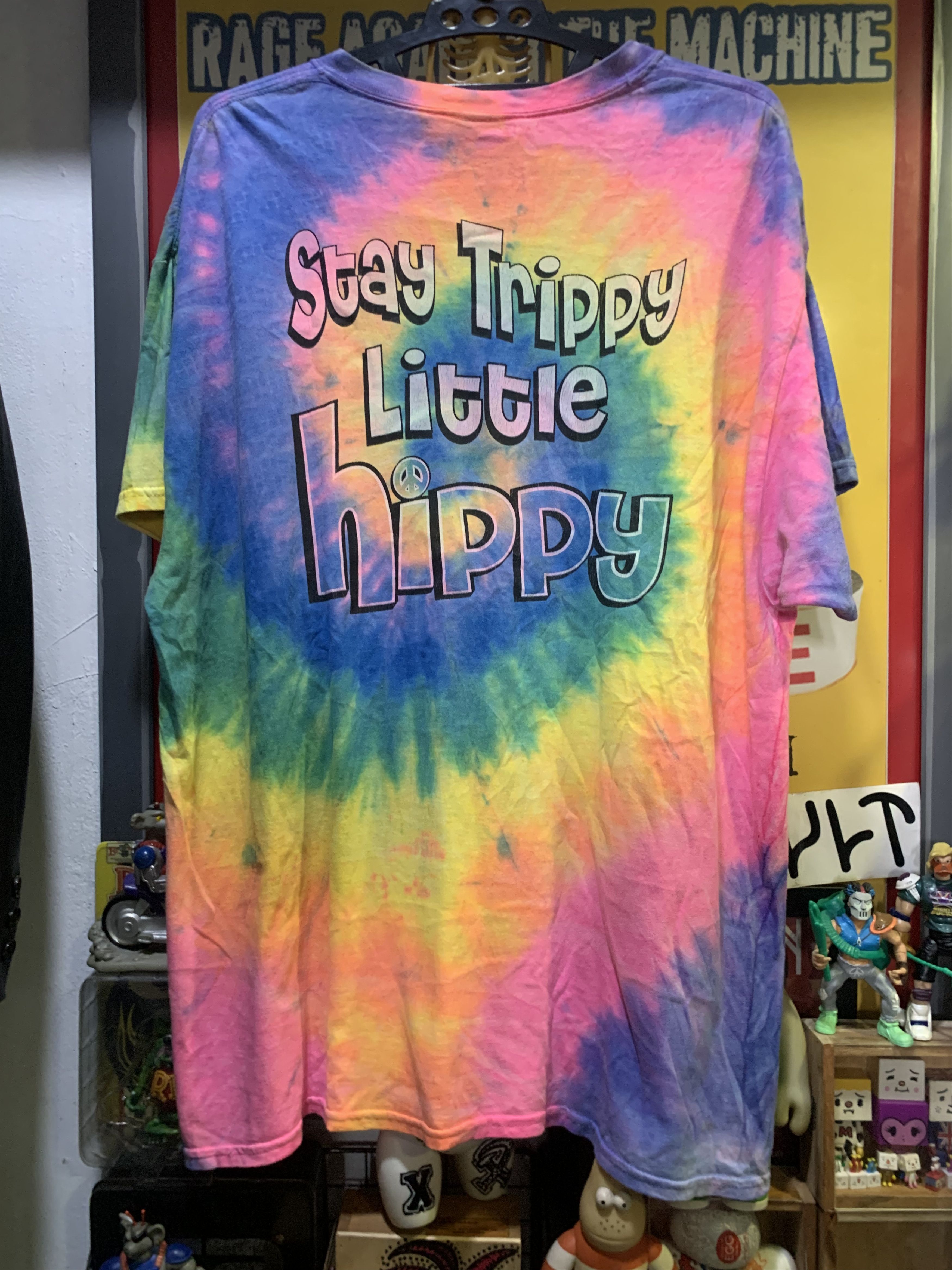 Fuck Art, Make Tees HIPPIES Story Peace Sign Logo ”Stay Trippy Little Hippy” Size US XL / EU 56 / 4 - 1 Thumbnail