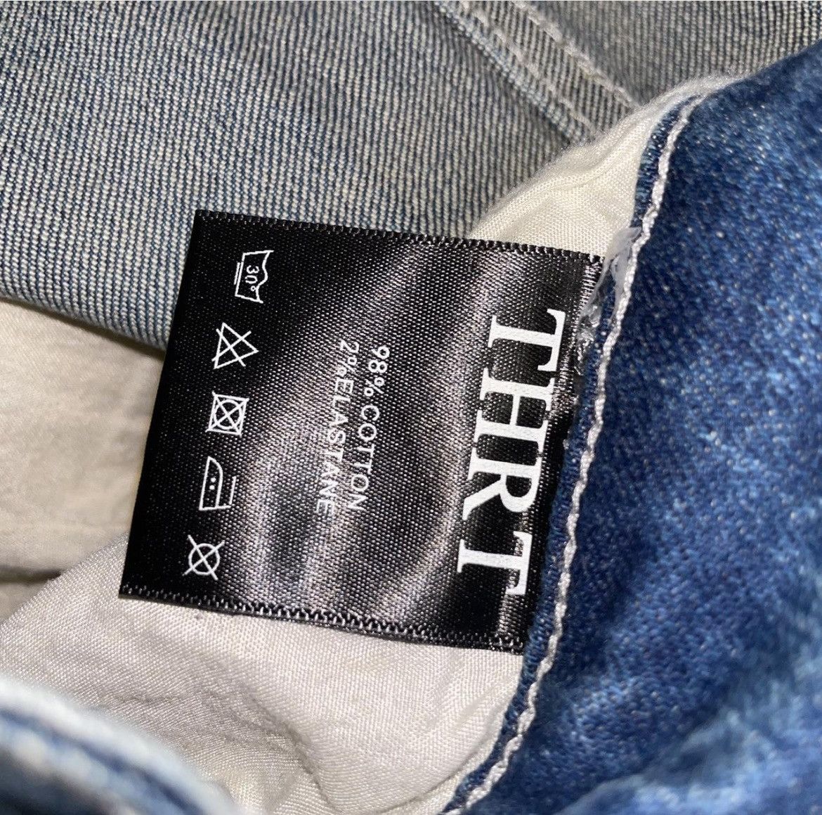 Other THRT “Make Money Not Friend$” Denim Jeans Size US 30 / EU 46 - 6 Thumbnail