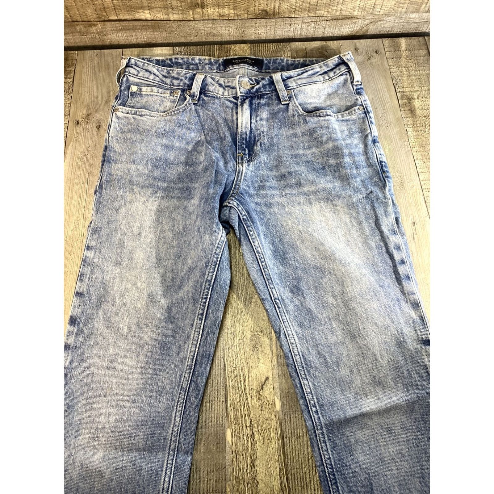 Scotch & Soda Scotch & Soda Jeans Regular Slim 30x32 Men Denim Blue Slim Inseam 32"} Size US 30 / EU 46 - 6 Thumbnail