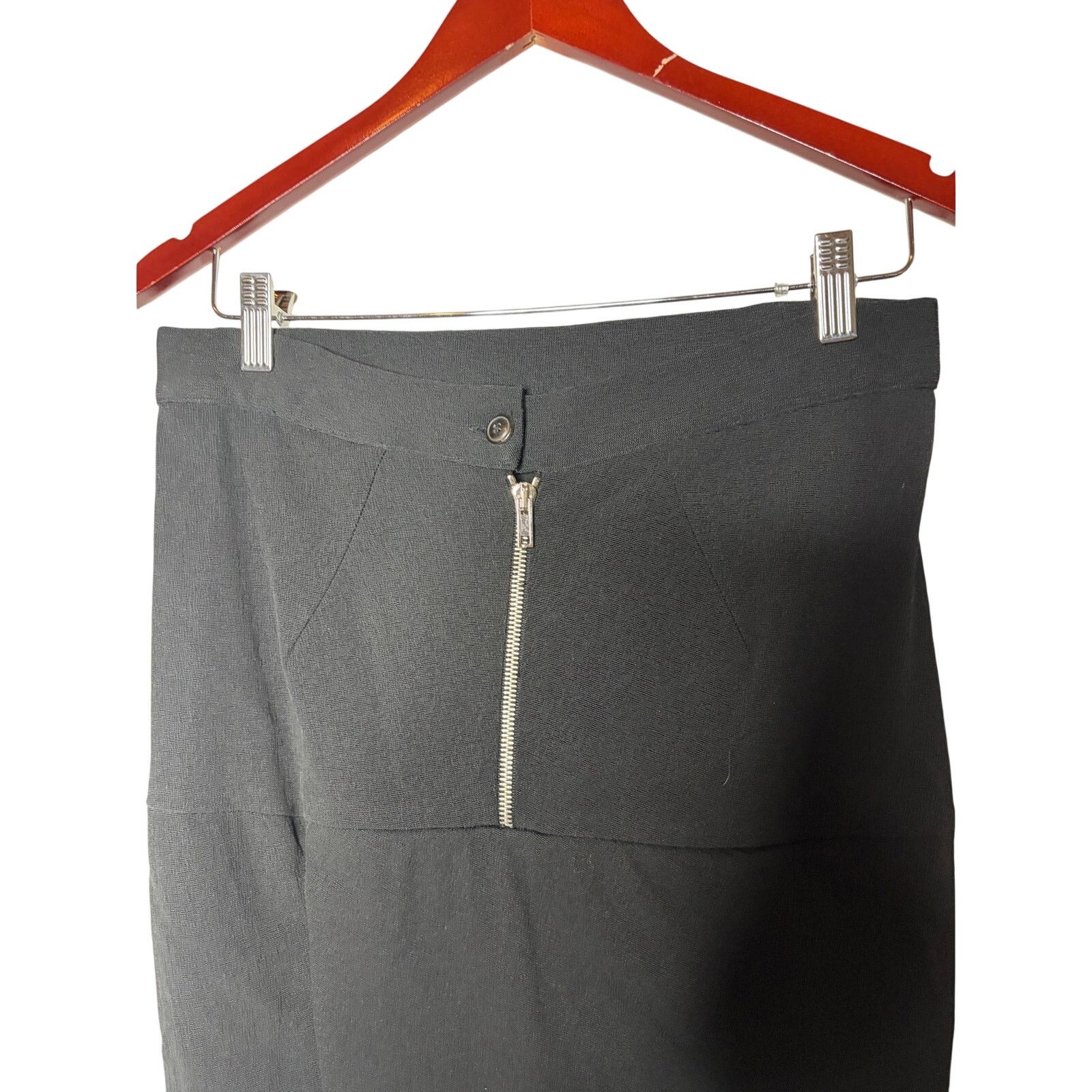 Rick Owens Rick Owens Black Viscose maxi pencil skirt sz US 6 Size 27" / US 4 / IT 40 - 6 Thumbnail